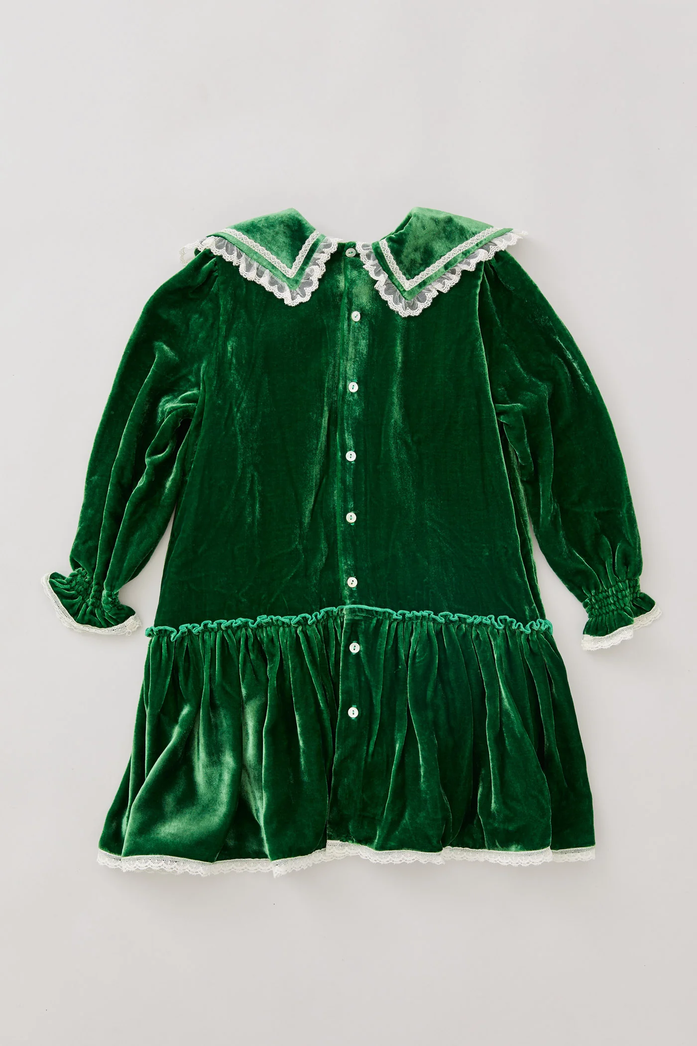 Ginger Dress Green Velvet - Occasional Party - Image 2