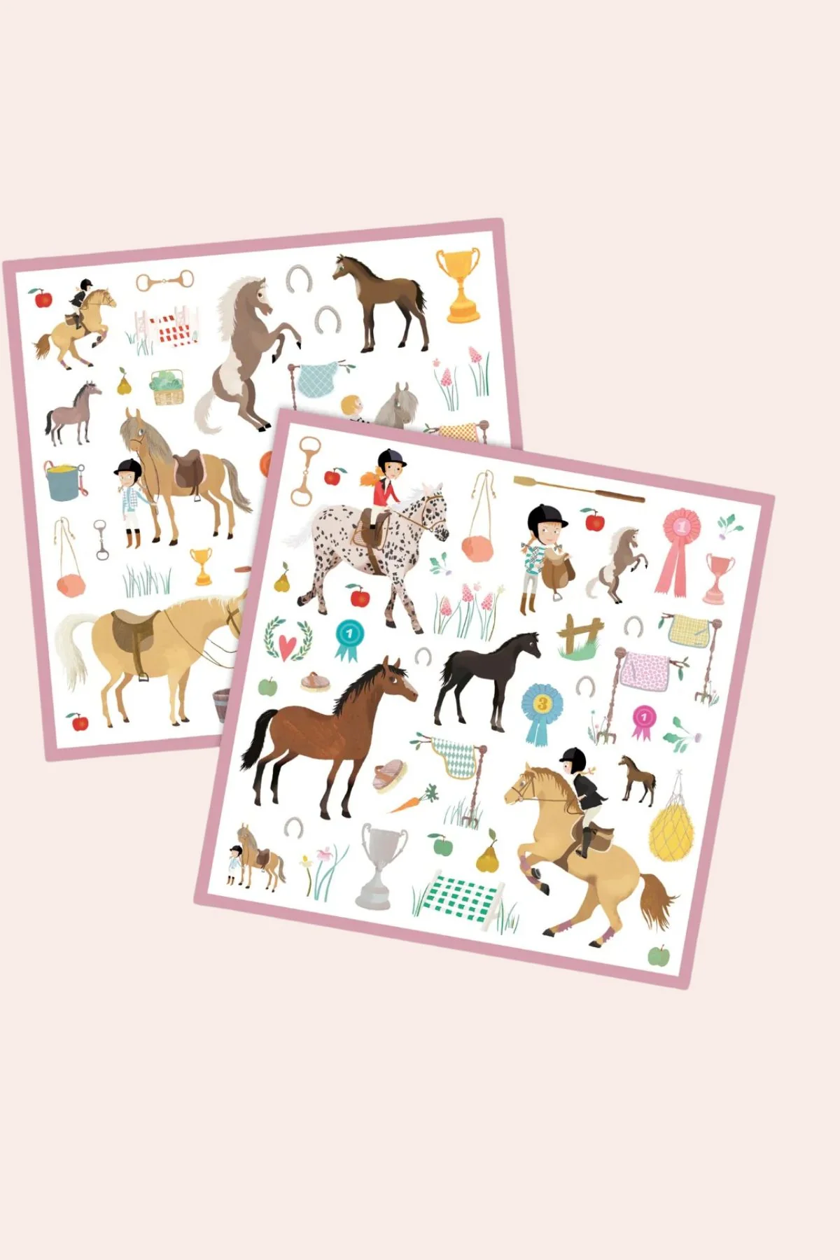 Djeco - Horses - 160 Stickers - Image 2