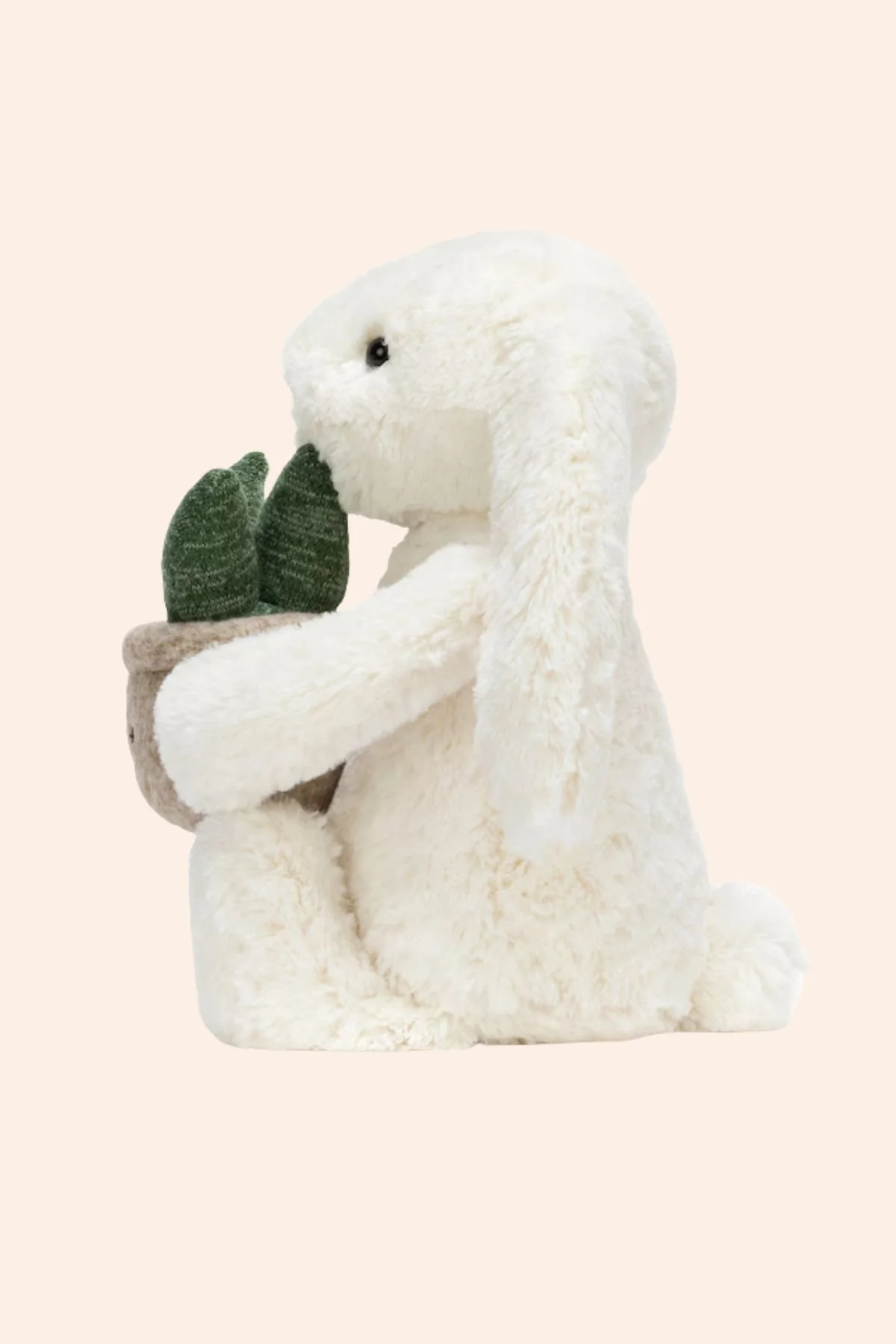 Jellycat - Cream Bunny with Plant - Image 2