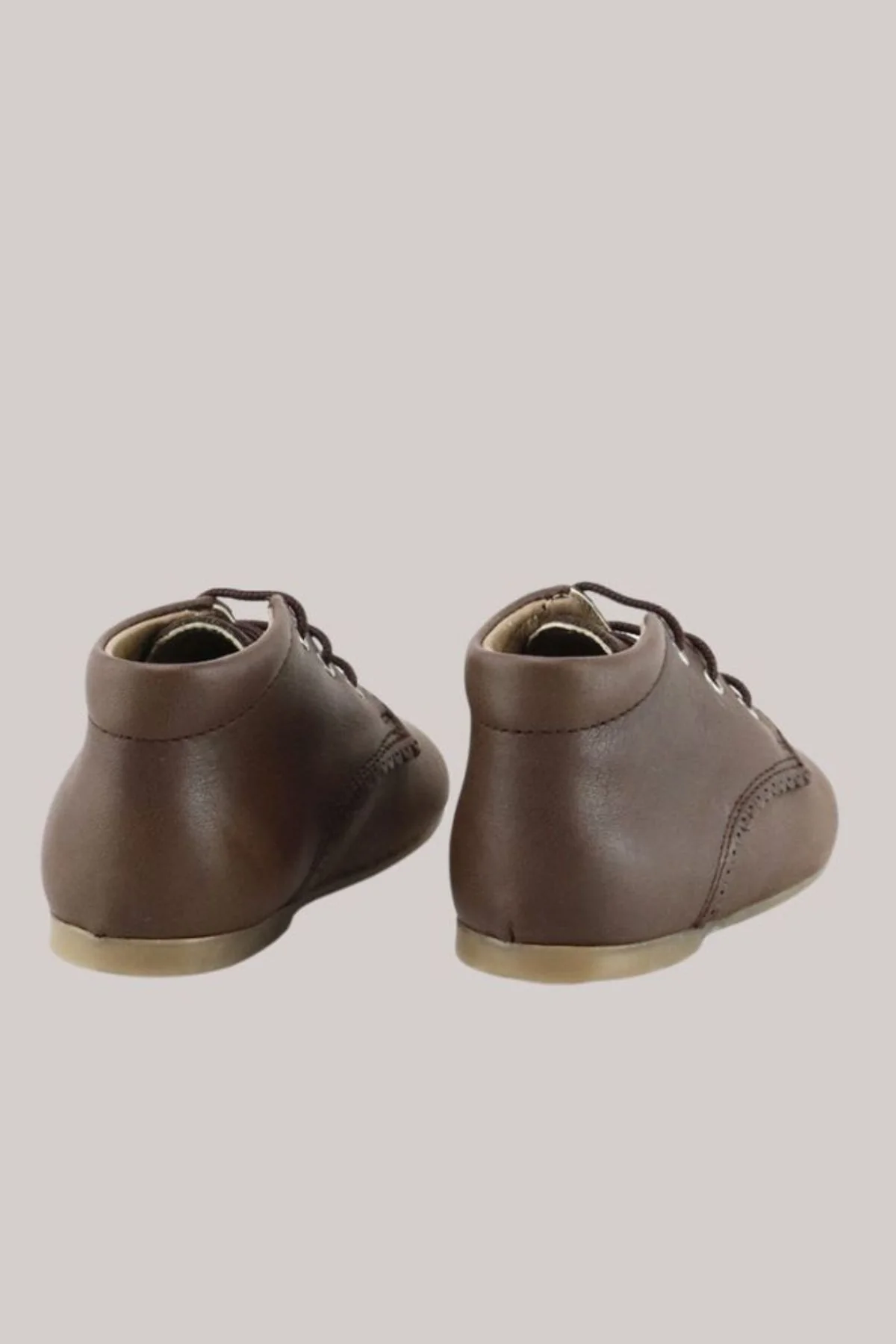 Leather Boots - Dark Brown - Image 3
