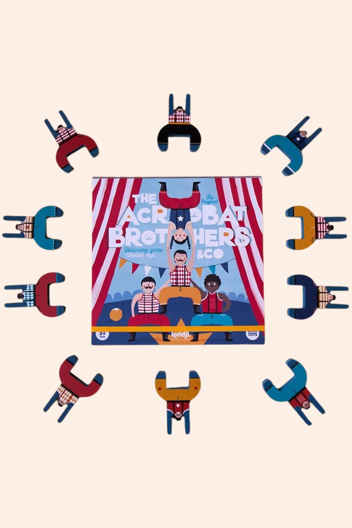 Londji -  The Acrobat Brothers - Wooden toy