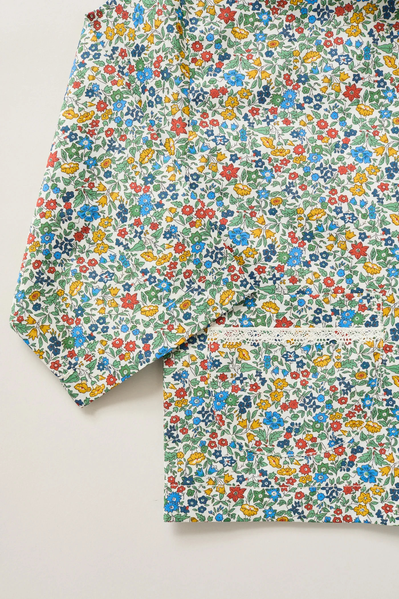 Lunar Moon Pyjamas In Mustard Bluebell Liberty - Image 3
