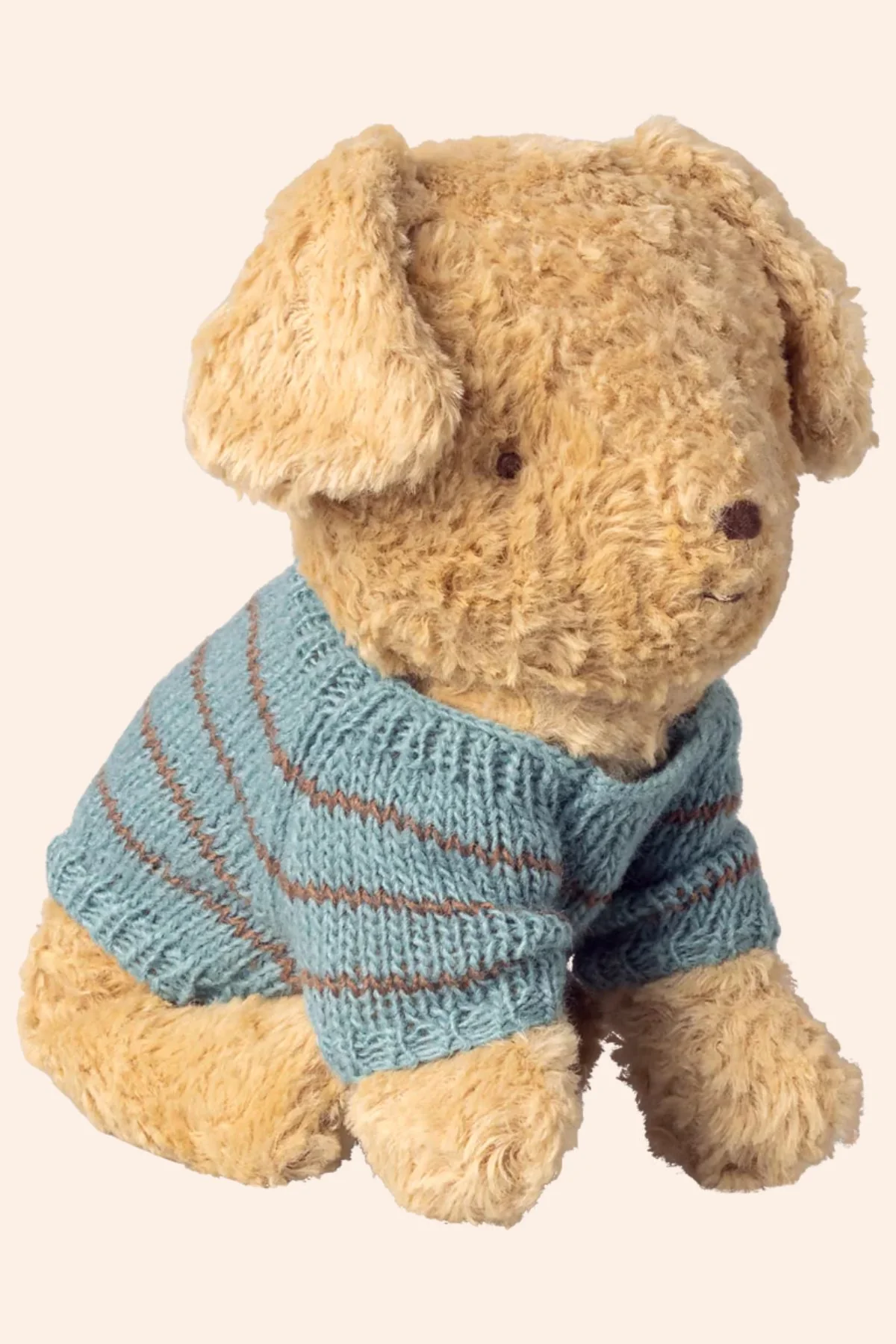 Maileg - Puppy supply - Small - Knitted sweater - Dusty blue - Image 2