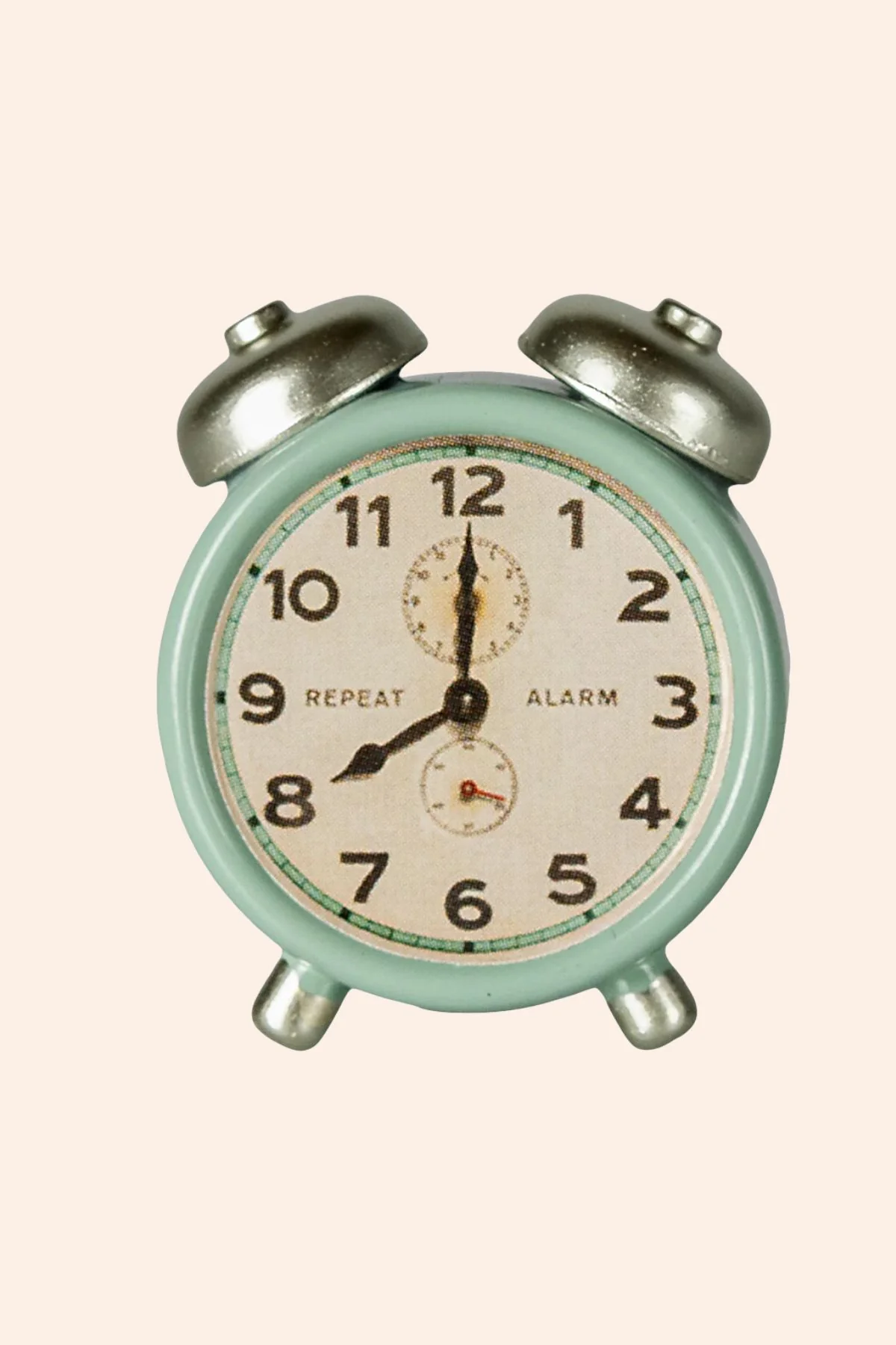 Maileg - Alarm Clock, Mouse - Mint
