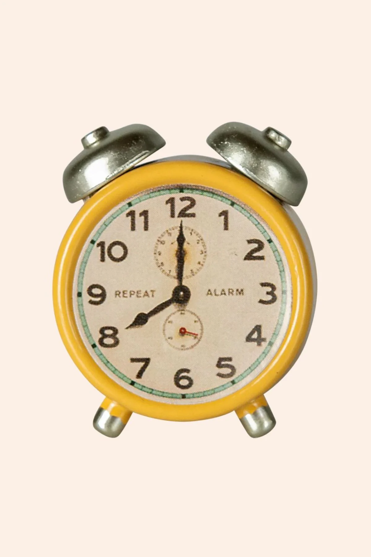Maileg - Alarm Clock, Mouse - Yellow