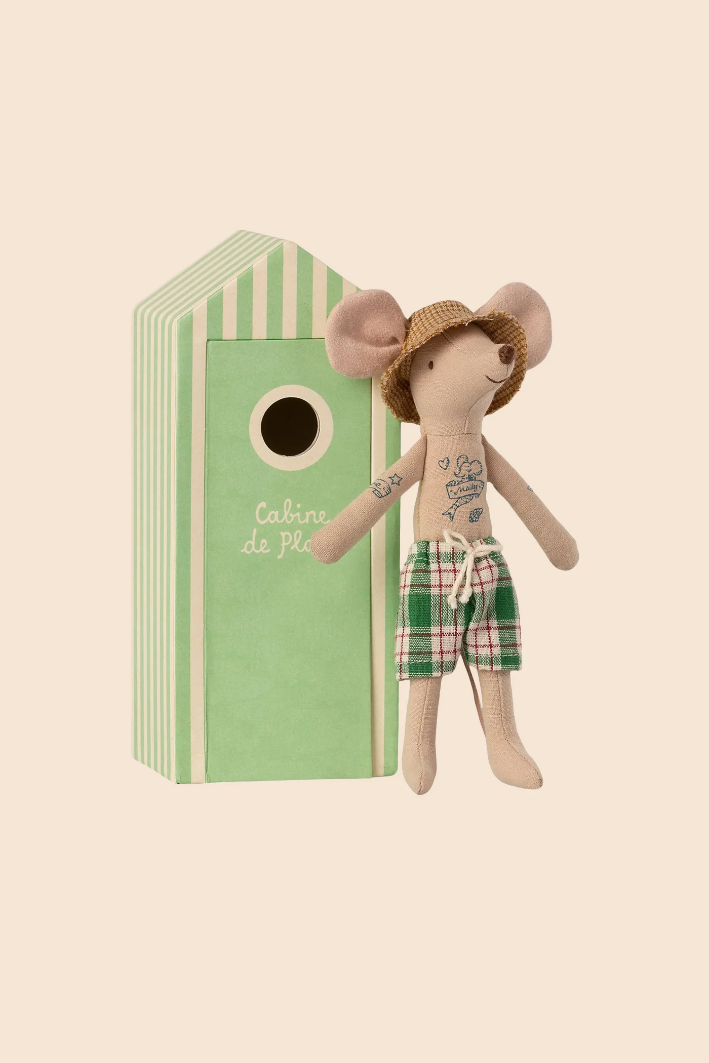 Maileg Beach Mice - Dad in Cabin de Plage