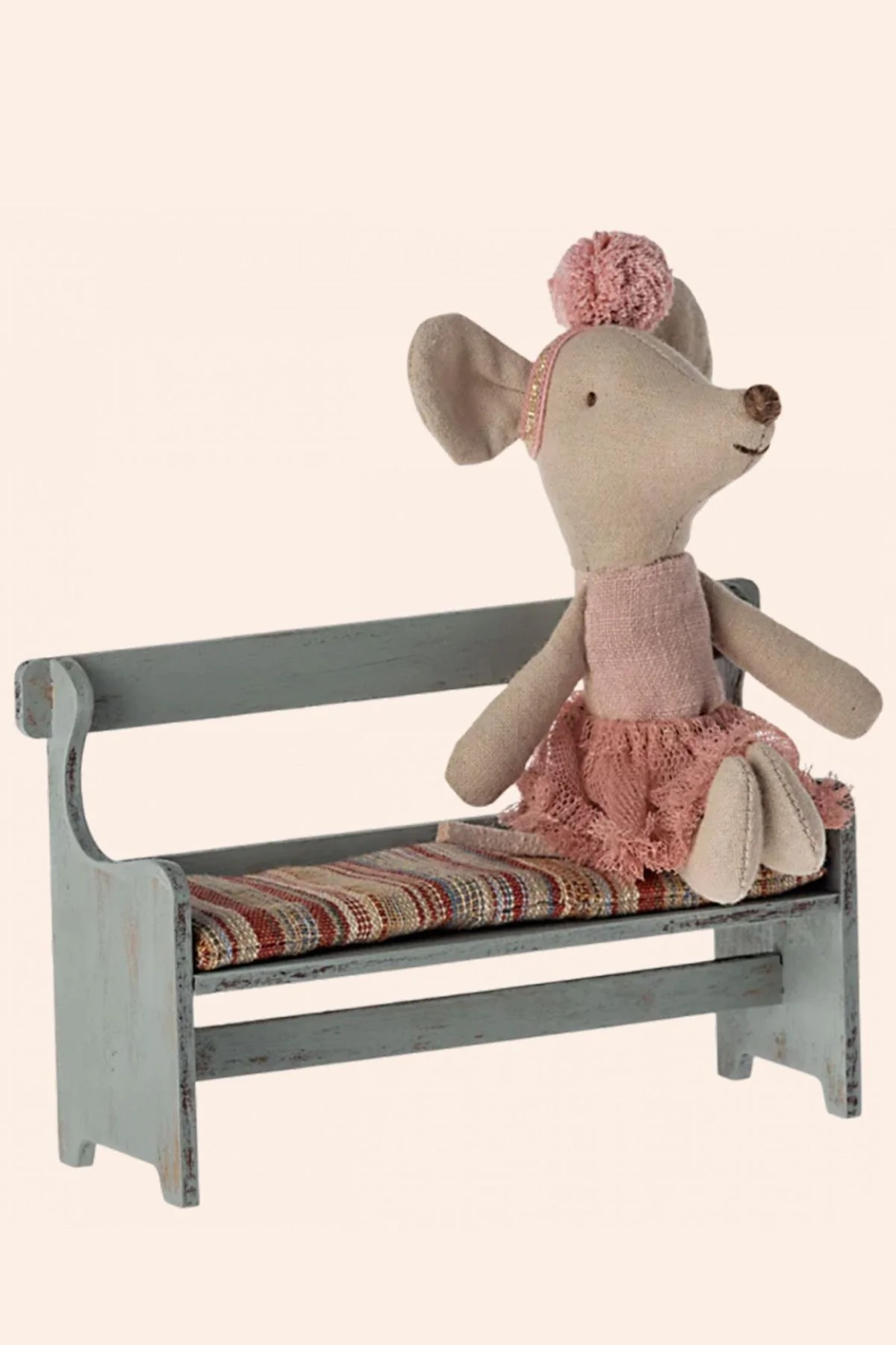 Maileg - Mouse Bench - Green
