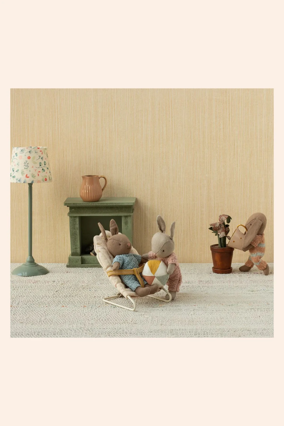 Maileg - Bunny set Micro - Brown, Blue - Image 3