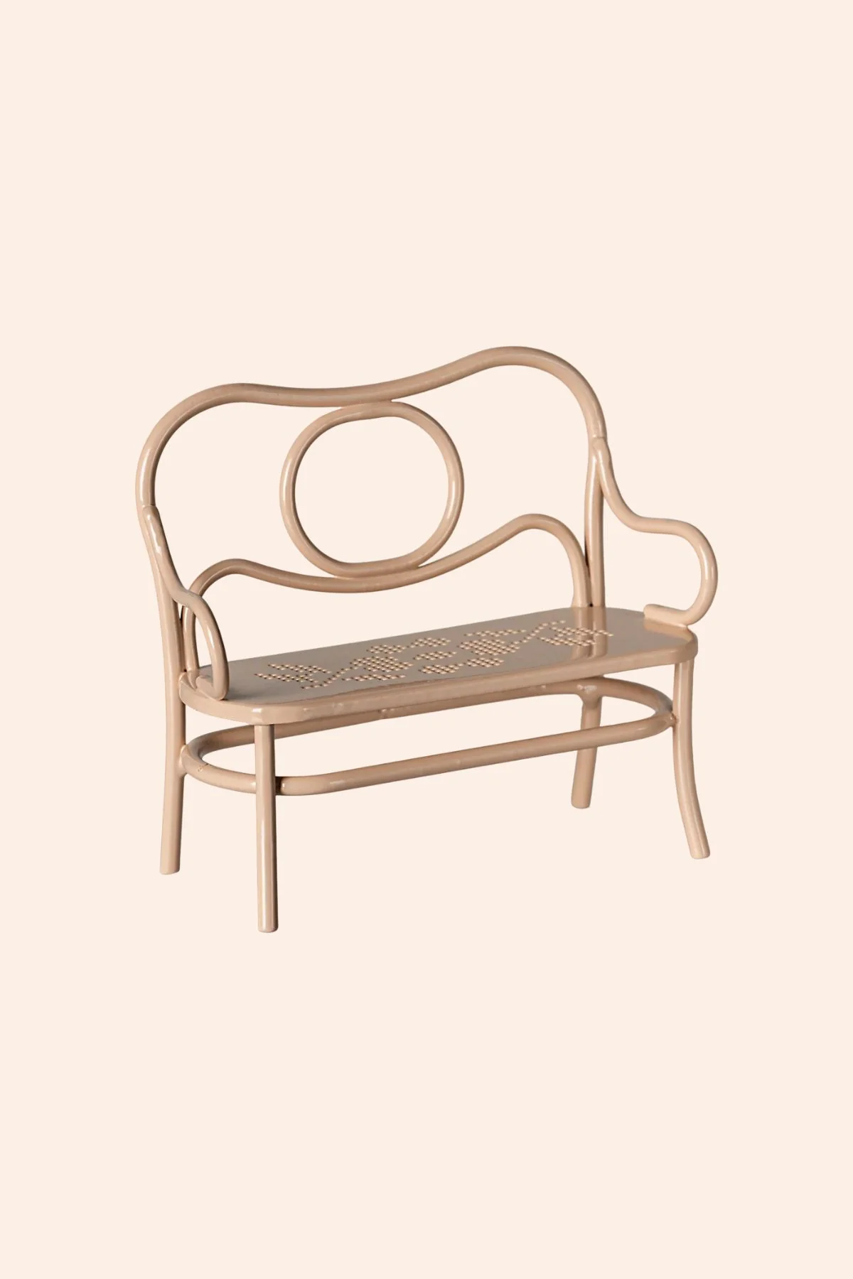 Maileg - Café  Set -  Mouse - Big - Pale Pink - Image 2