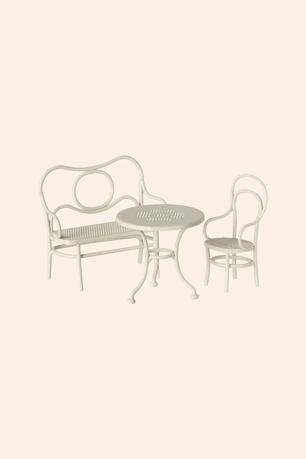 Maileg - Café  Set, Mouse, Small - Off White