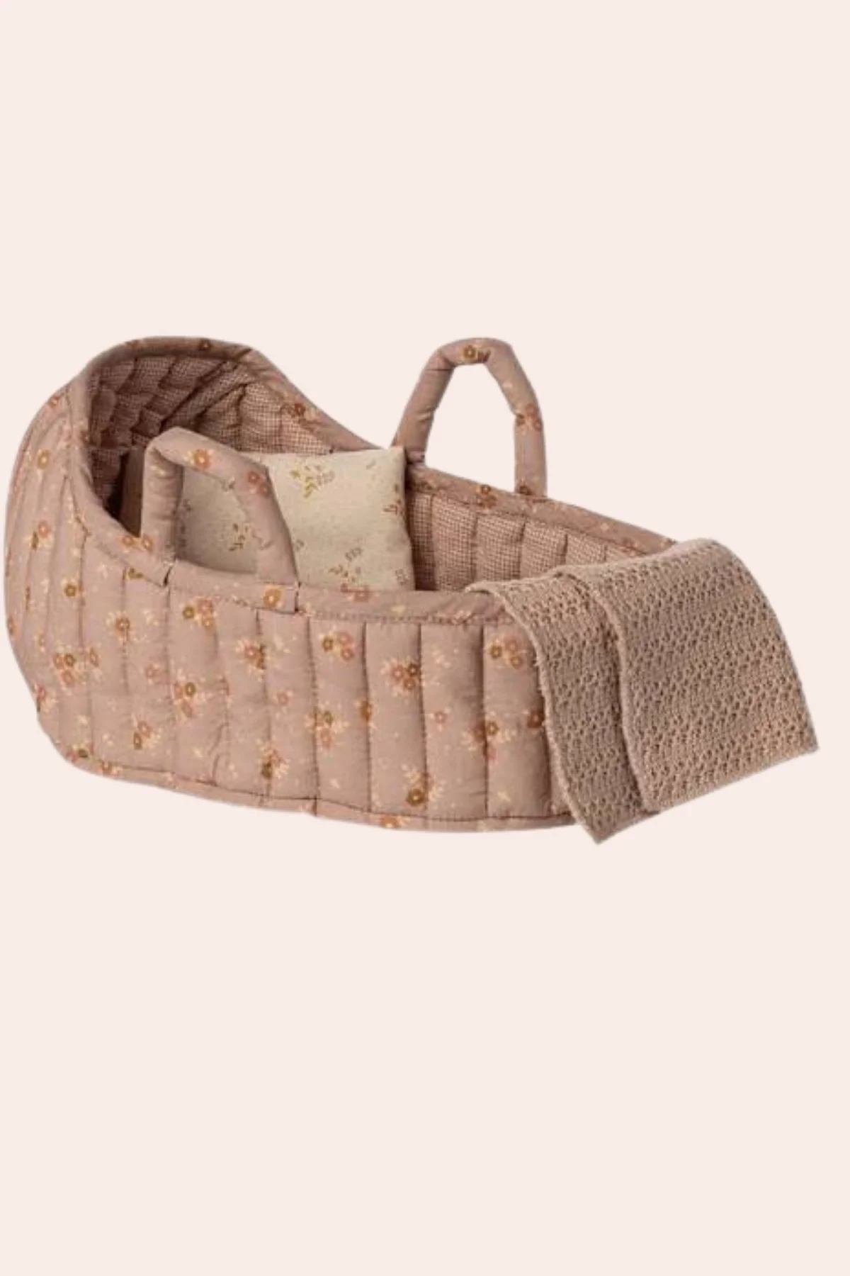 Maileg -  Carry Cot -  Large - Rose - Image 2