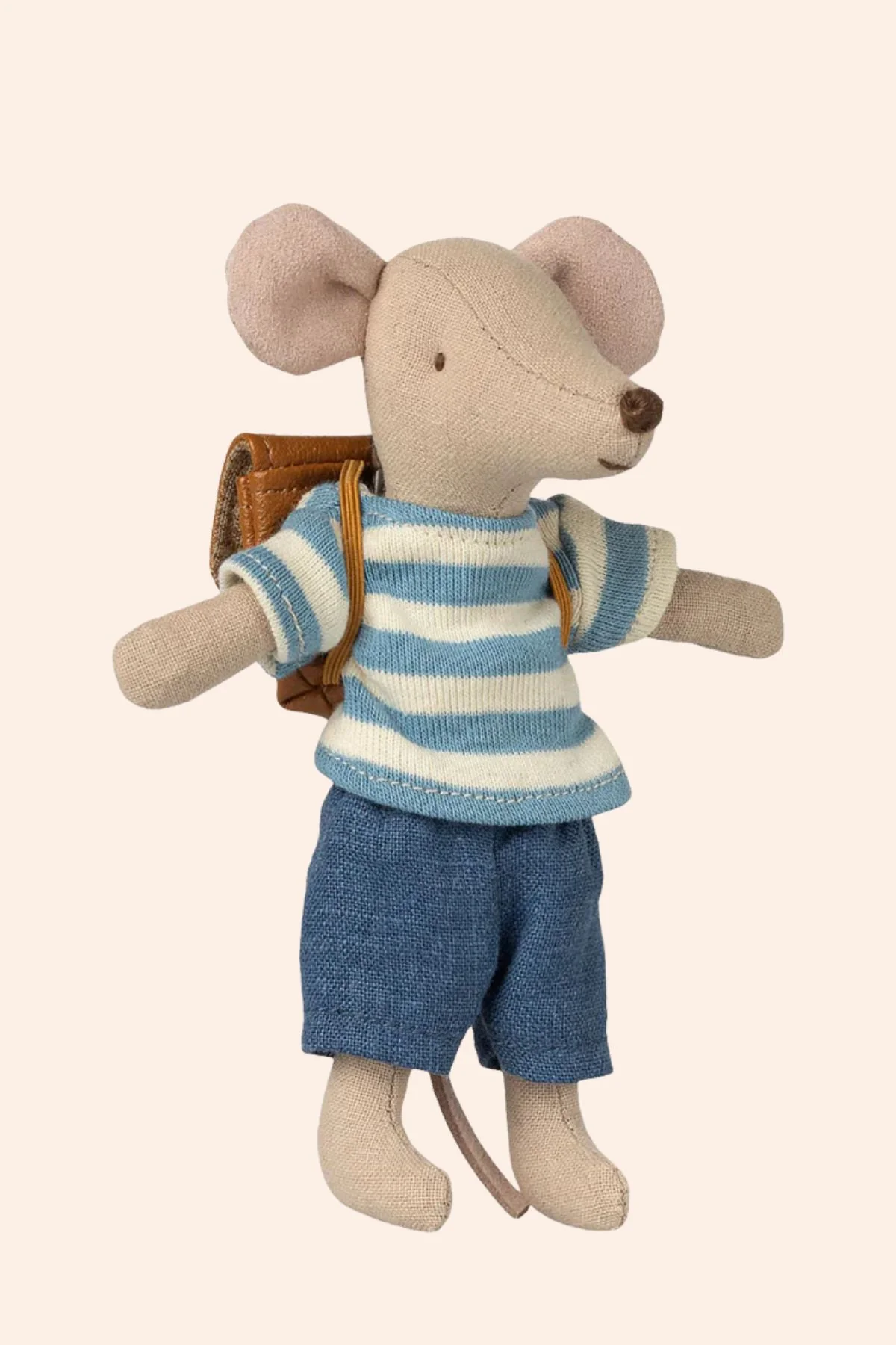 Maileg -  Clothes and Bag - Big Brother - Brown - Image 2