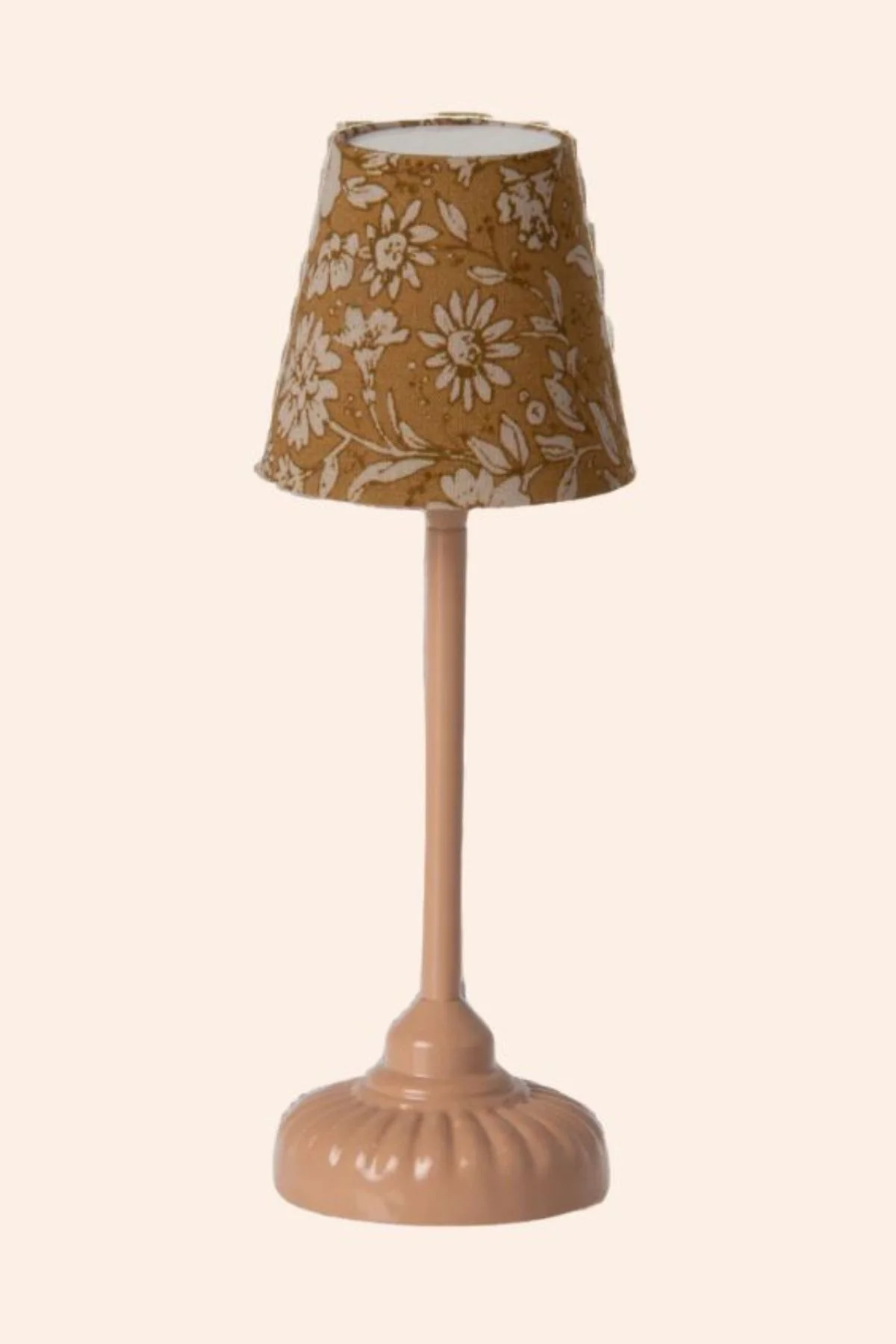 Maileg - Mouse - Vintage Floor Lamp - Dark Powder - Image 2