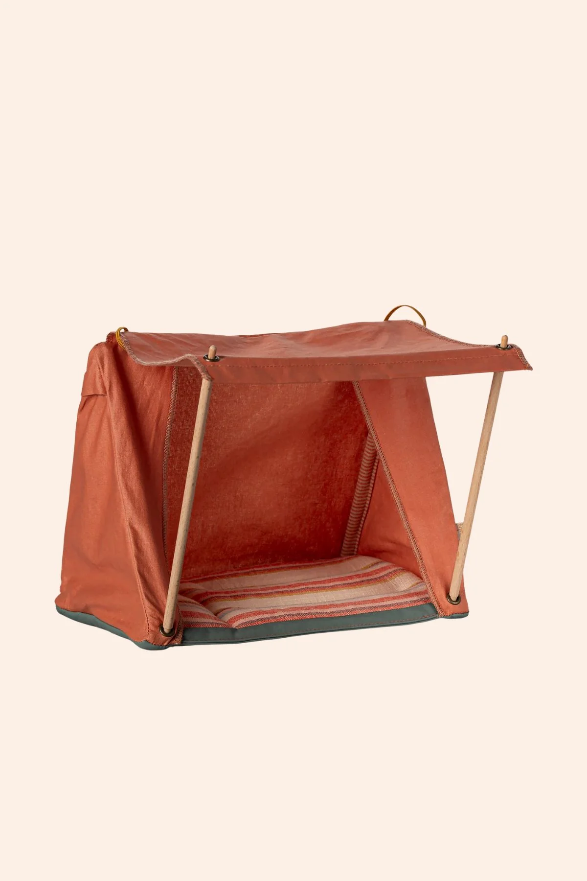Maileg - Happy Camper Tent - Mouse - Coral - Image 2