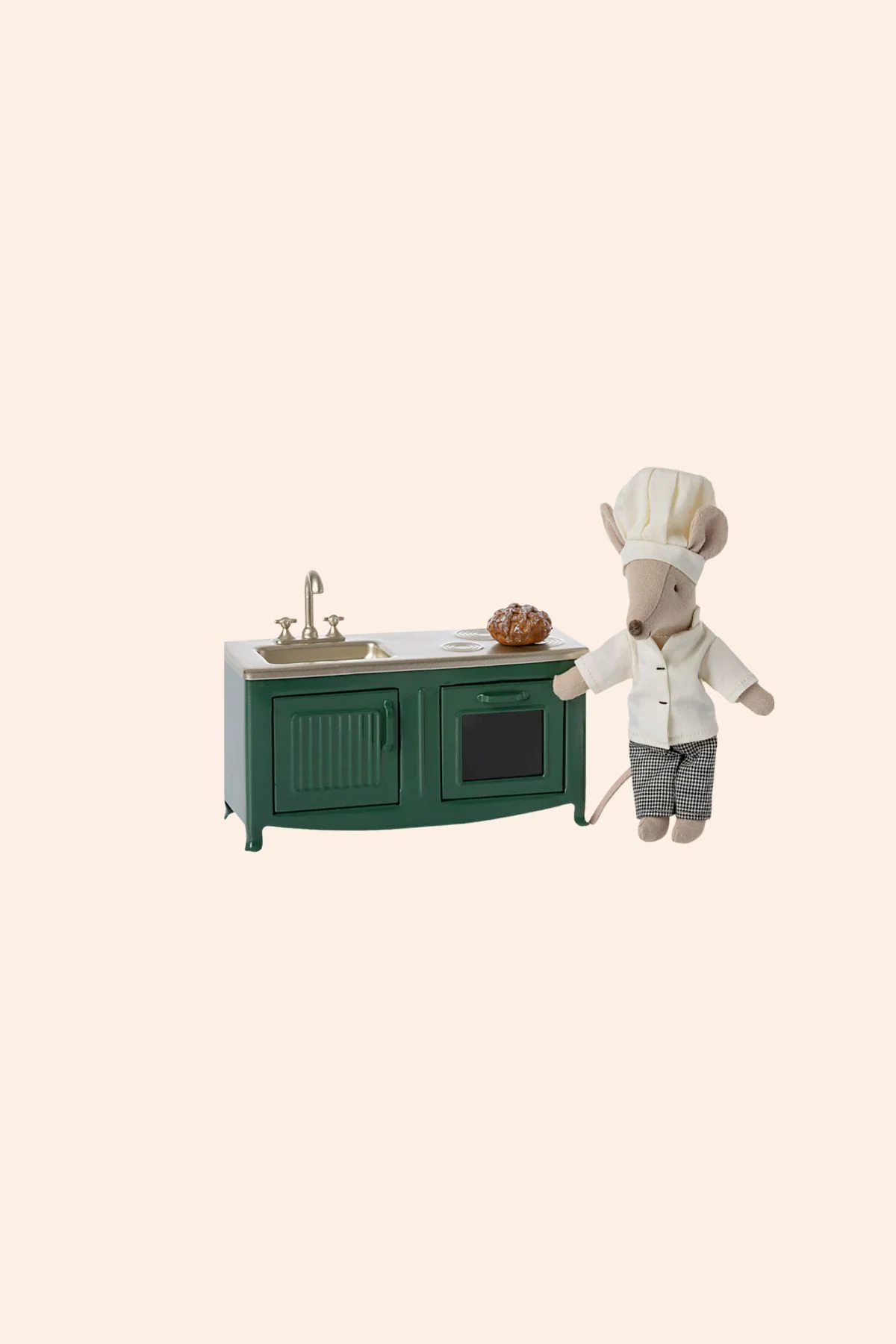 Maileg - Kitchen Mouse - Dark Green - Image 2