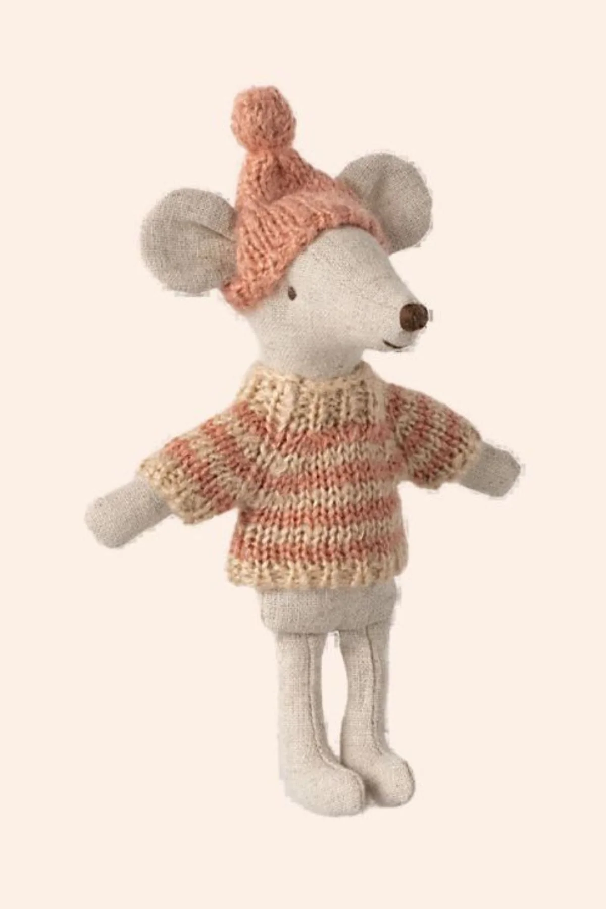 Maileg - Big Sister/Brother Clothing - Knitted Sweater and Hat - Image 2