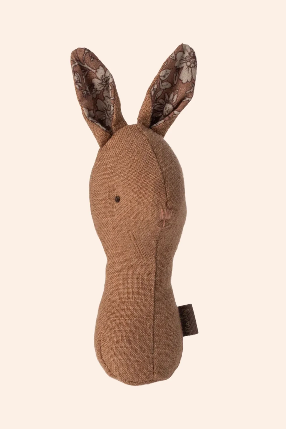 Maileg - Lullaby Friends,  Bunny Rattle - Chocolate