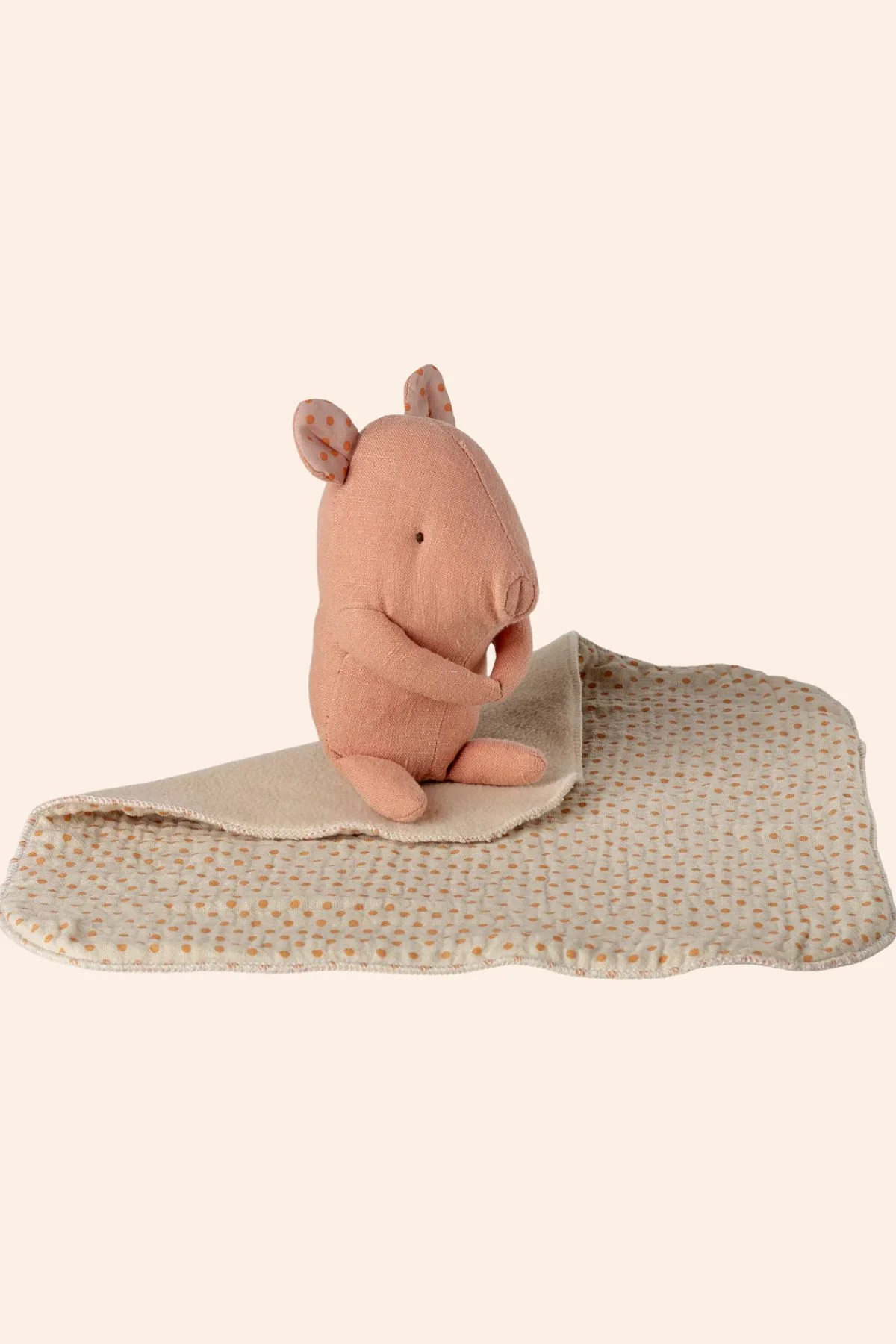 Maileg - Lullaby Friends - Pig Mini - Rose - Image 2