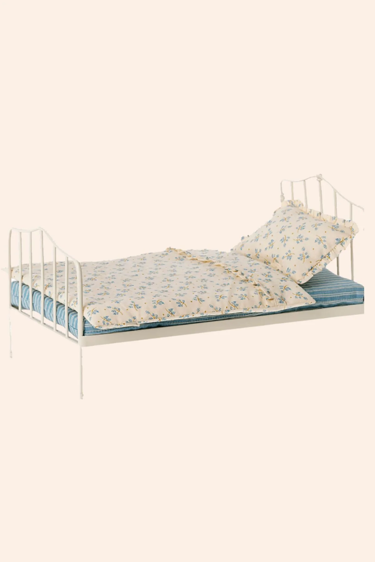 Maileg - Vintage bed - Miniature - Blue - Image 2