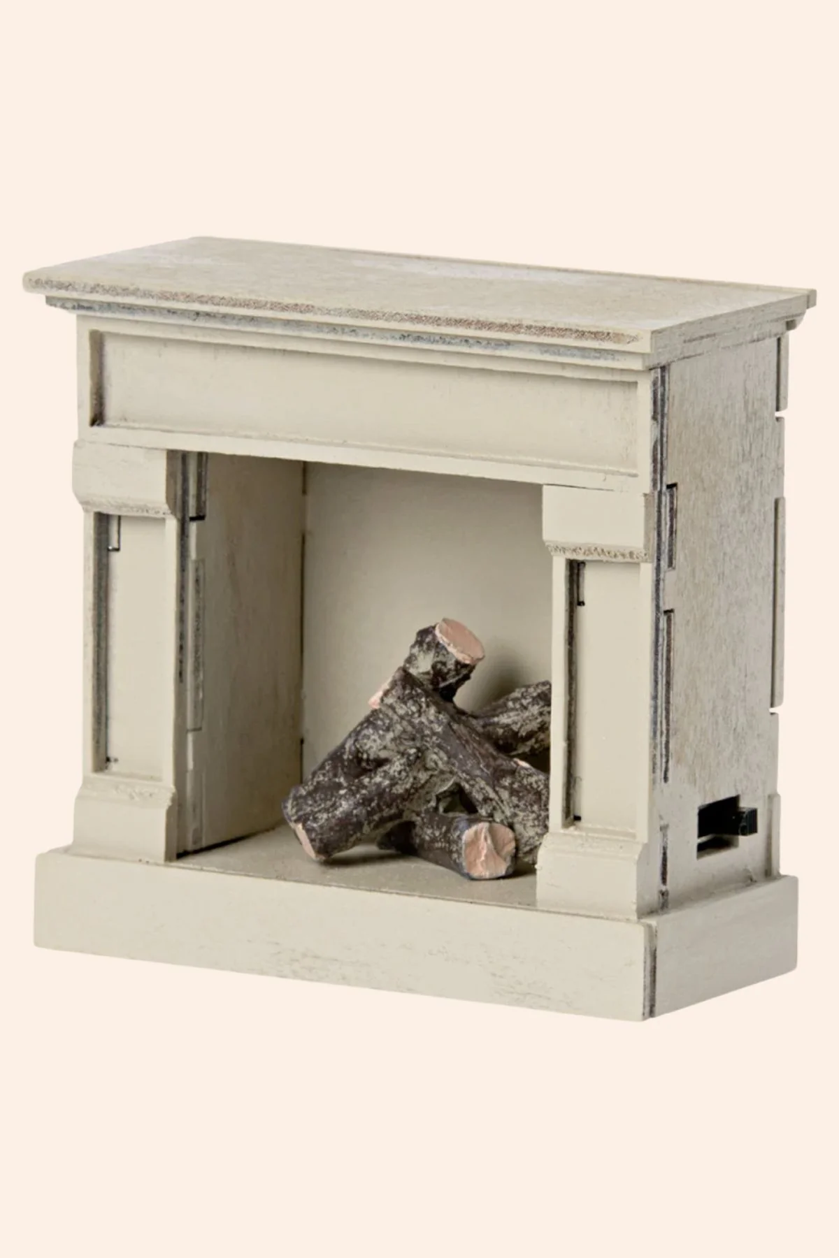 Maileg - Fireplace, Mouse - Off white