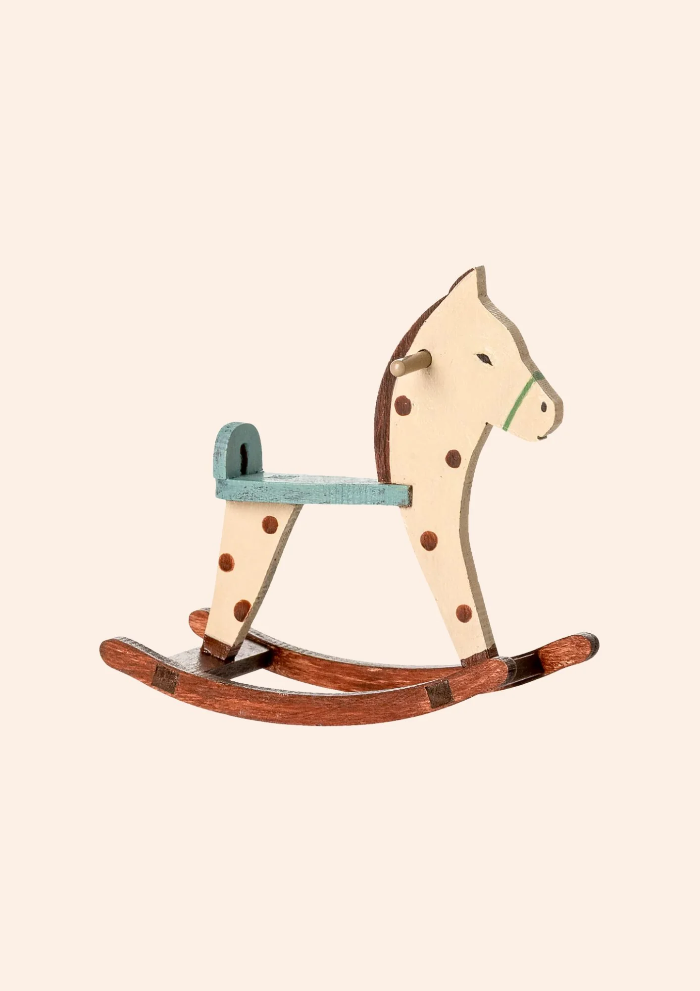 Maileg - Rocking Horse - Mouse - Spotted