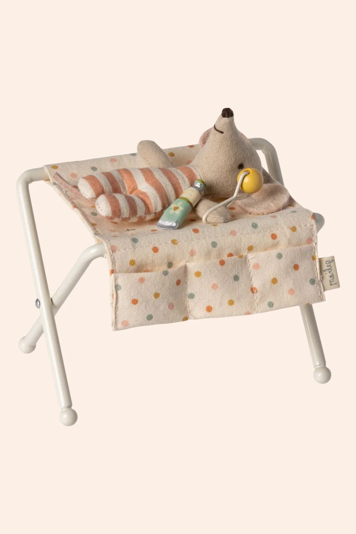 Maileg - Nursery table, Baby mouse - Off white - Image 2