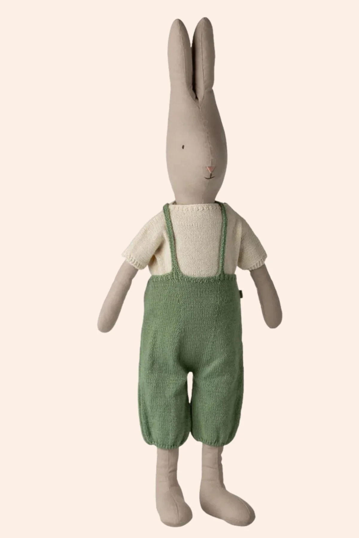 Maileg - Rabbit, Size 5 - Classic Knitted shirt and overall