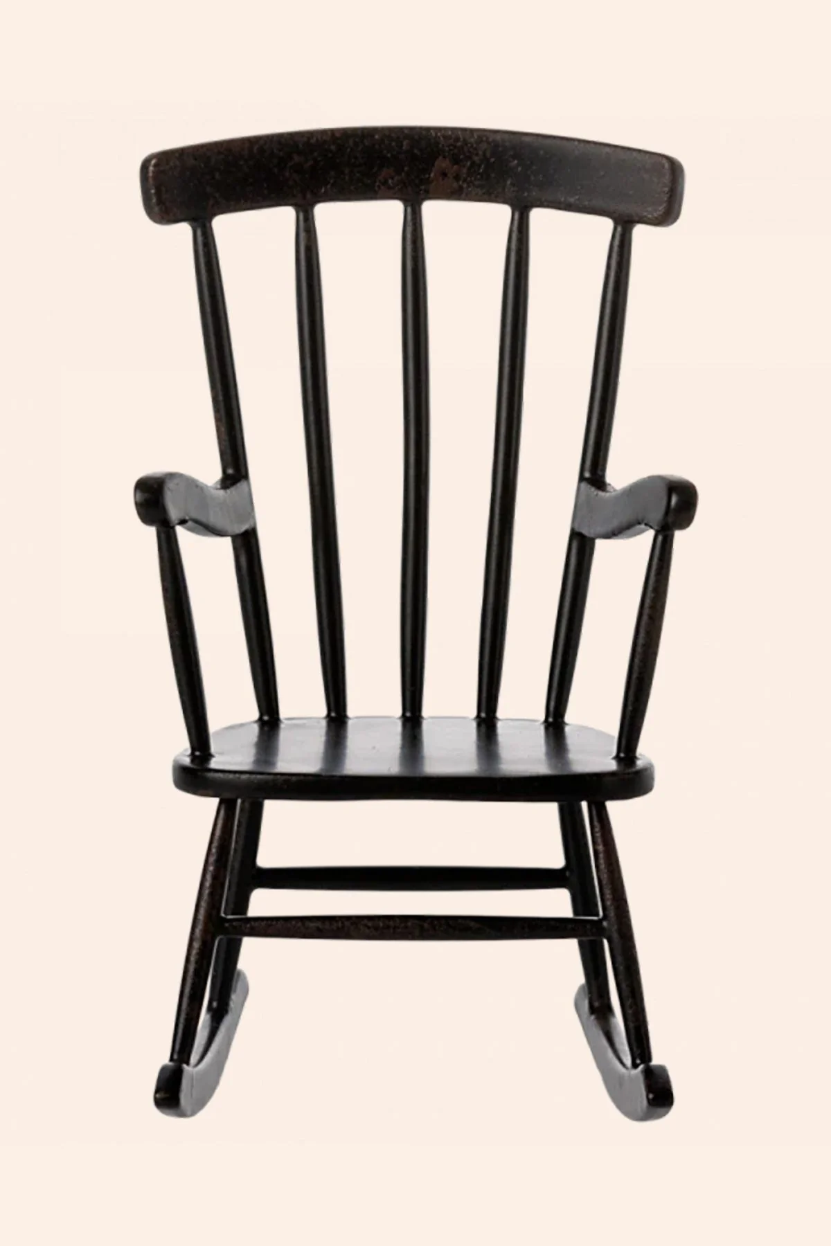Maileg - Rocking Chair - Miniature - Anthracite - Image 3