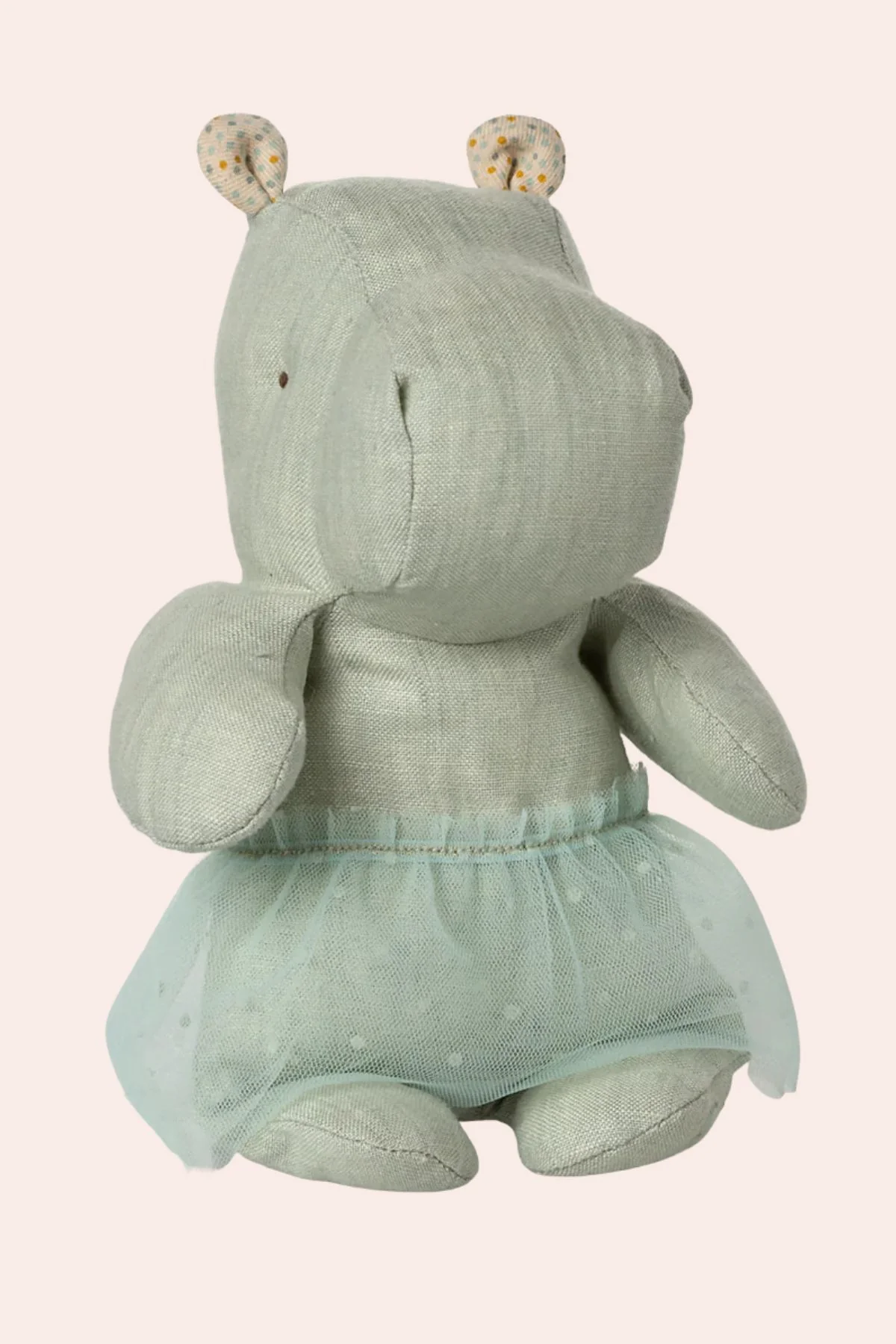 Maileg - Safari Friends - Small Hippo with Skirt  - Mint