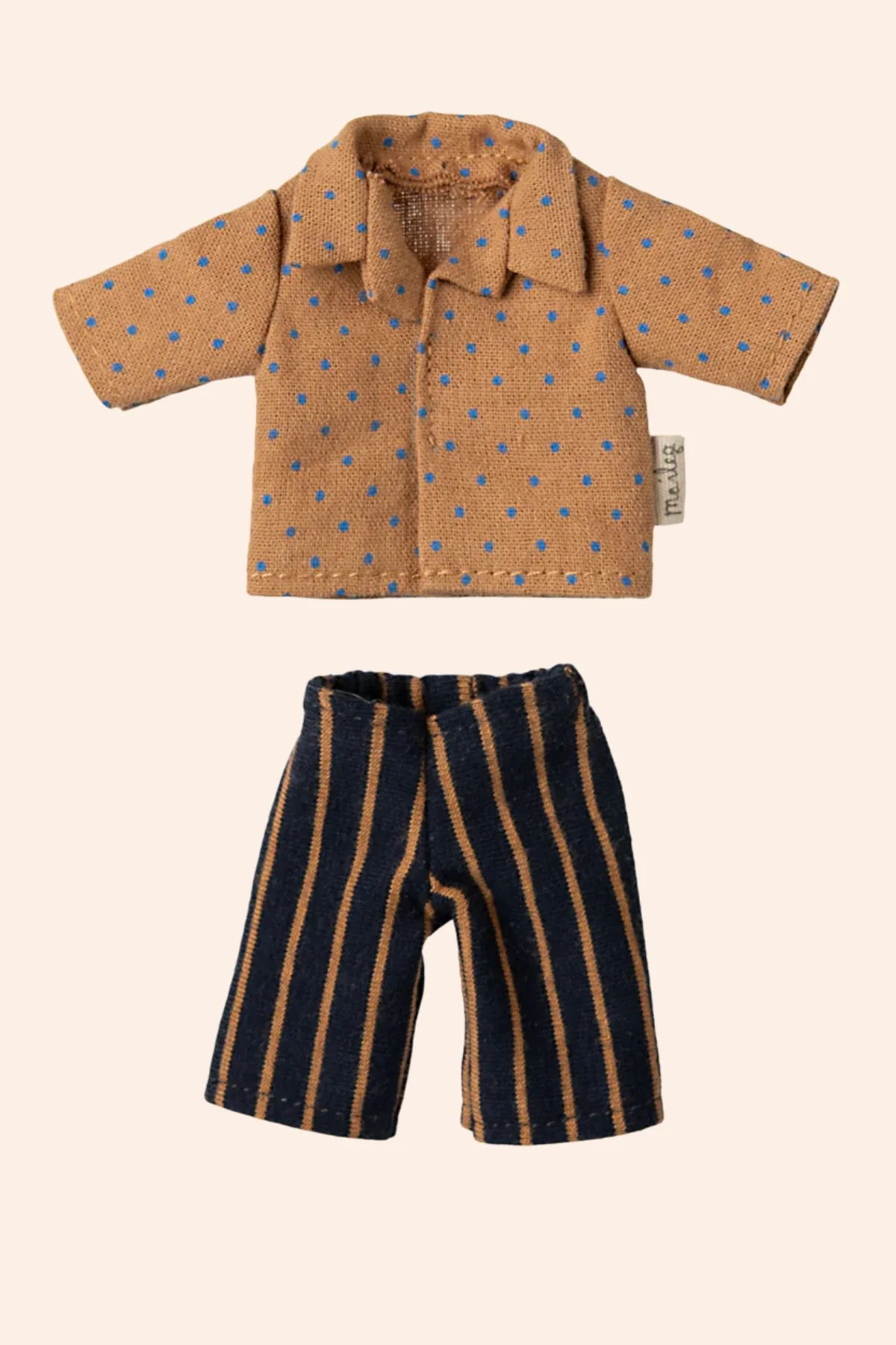 Maileg - Shirt and striped pants - Dad mouse
