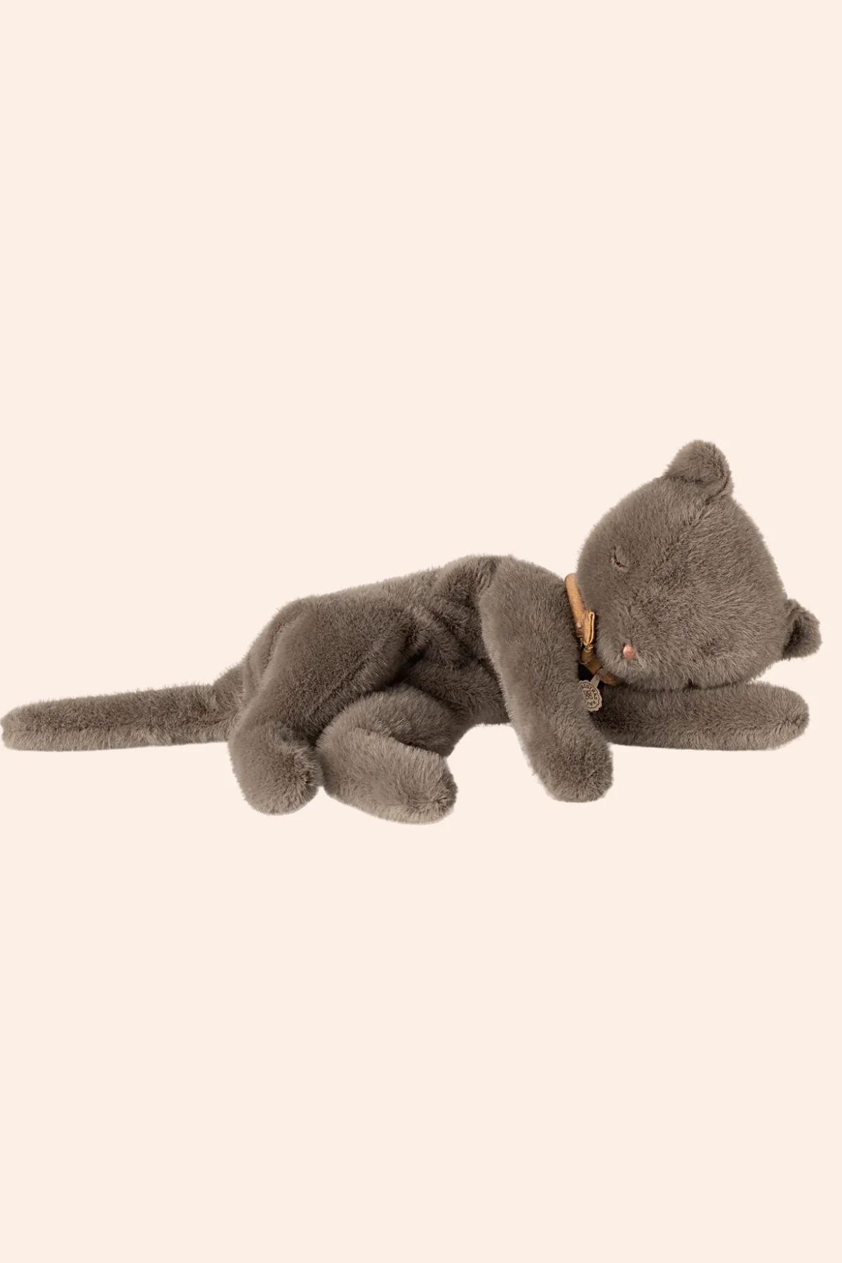 Maileg - Sleeping Kitten plush - Medium - Grey