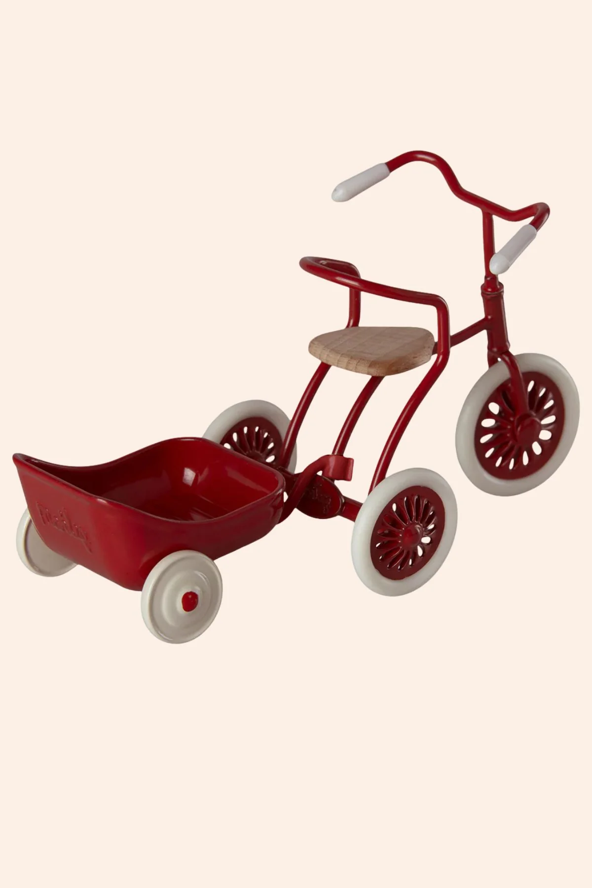 Maileg - Mouse Tricycle Hanger - Red - Image 2
