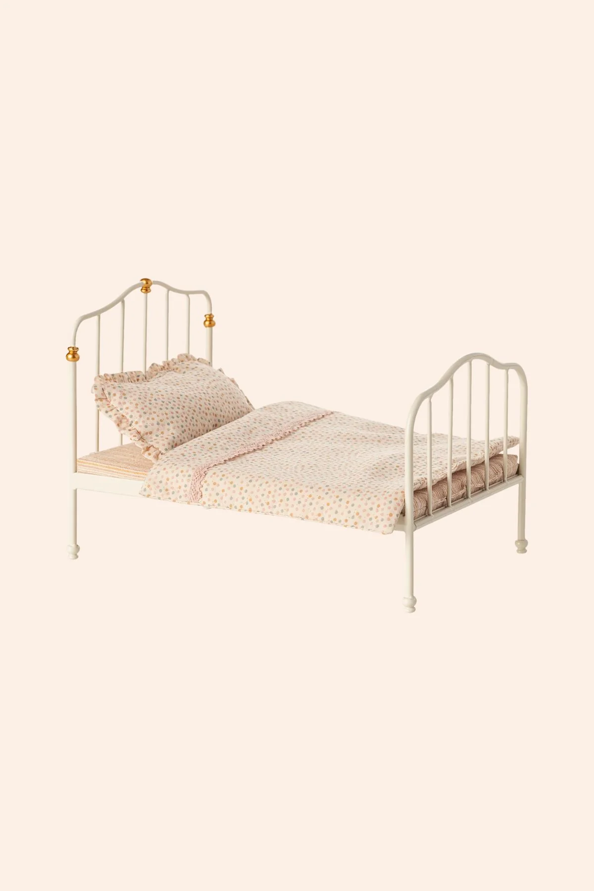 Maileg - Vintage Bed - Mouse - Off White