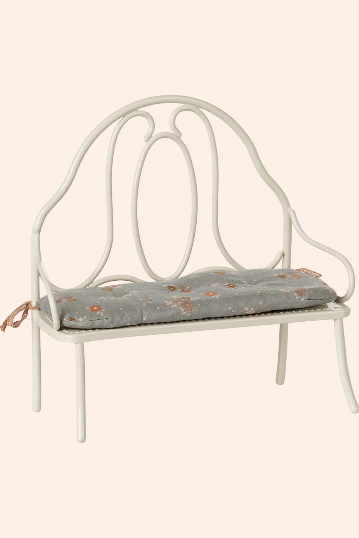 Maileg - Vintage bench, Miniature - Off white - Image 2