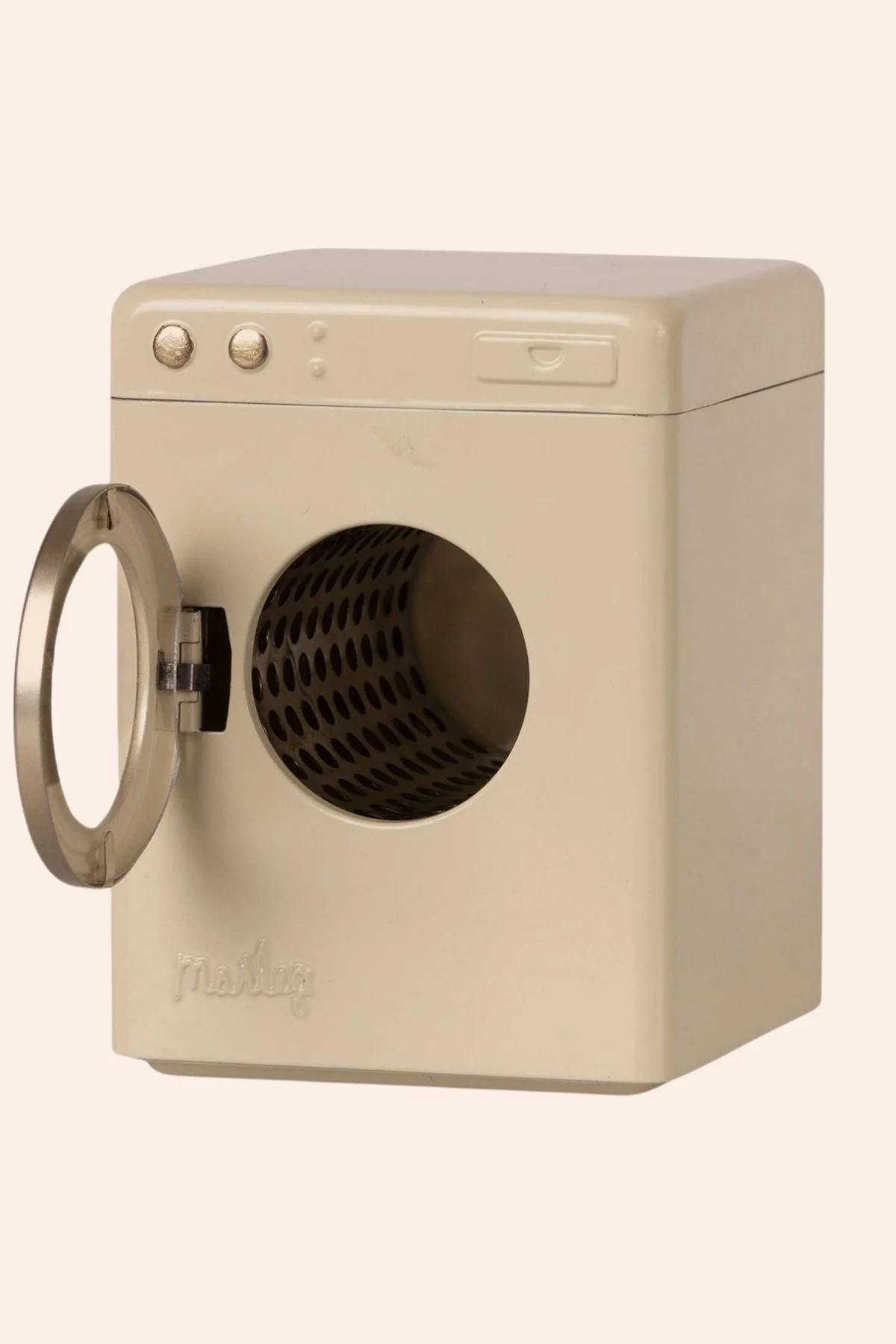 Maileg - Washing Machine - Mouse - Off white - Image 2