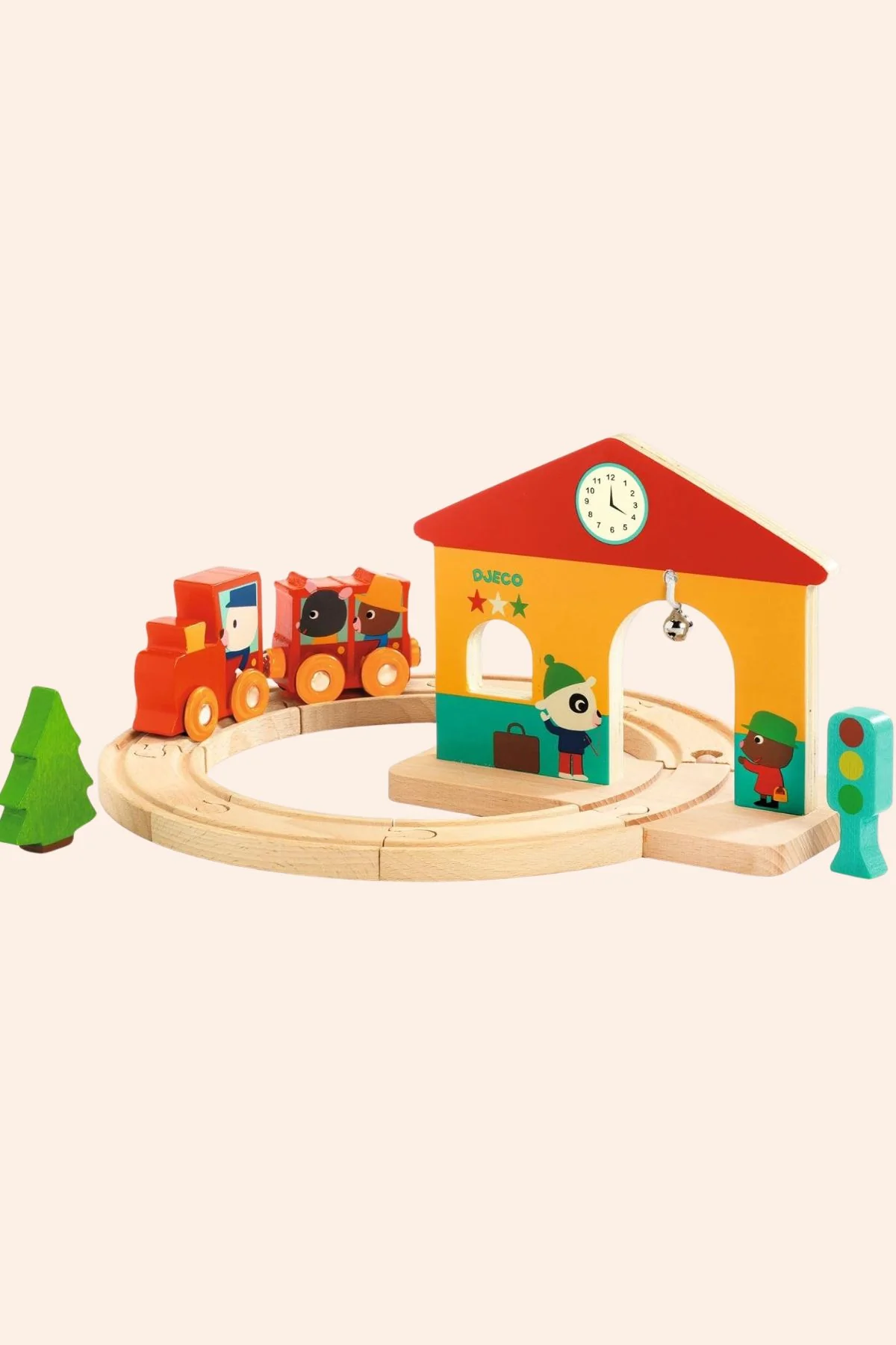 Djeco - Minitrain - Wooden Train Set - Image 2