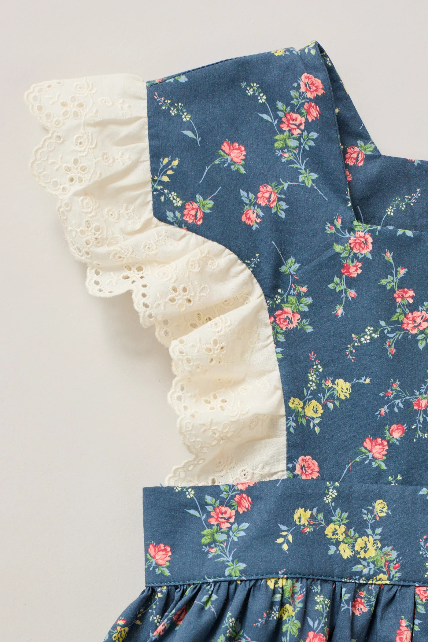 Baby Muffin Romper - Blue Rose Garden - Image 3