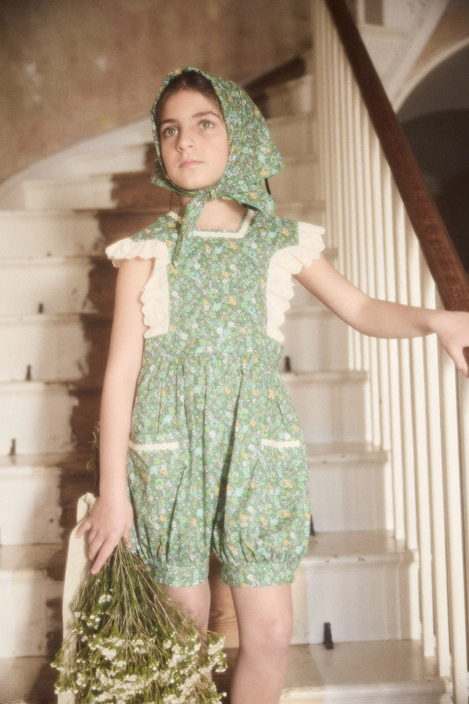Muffin Romper - English Meadow Bloom