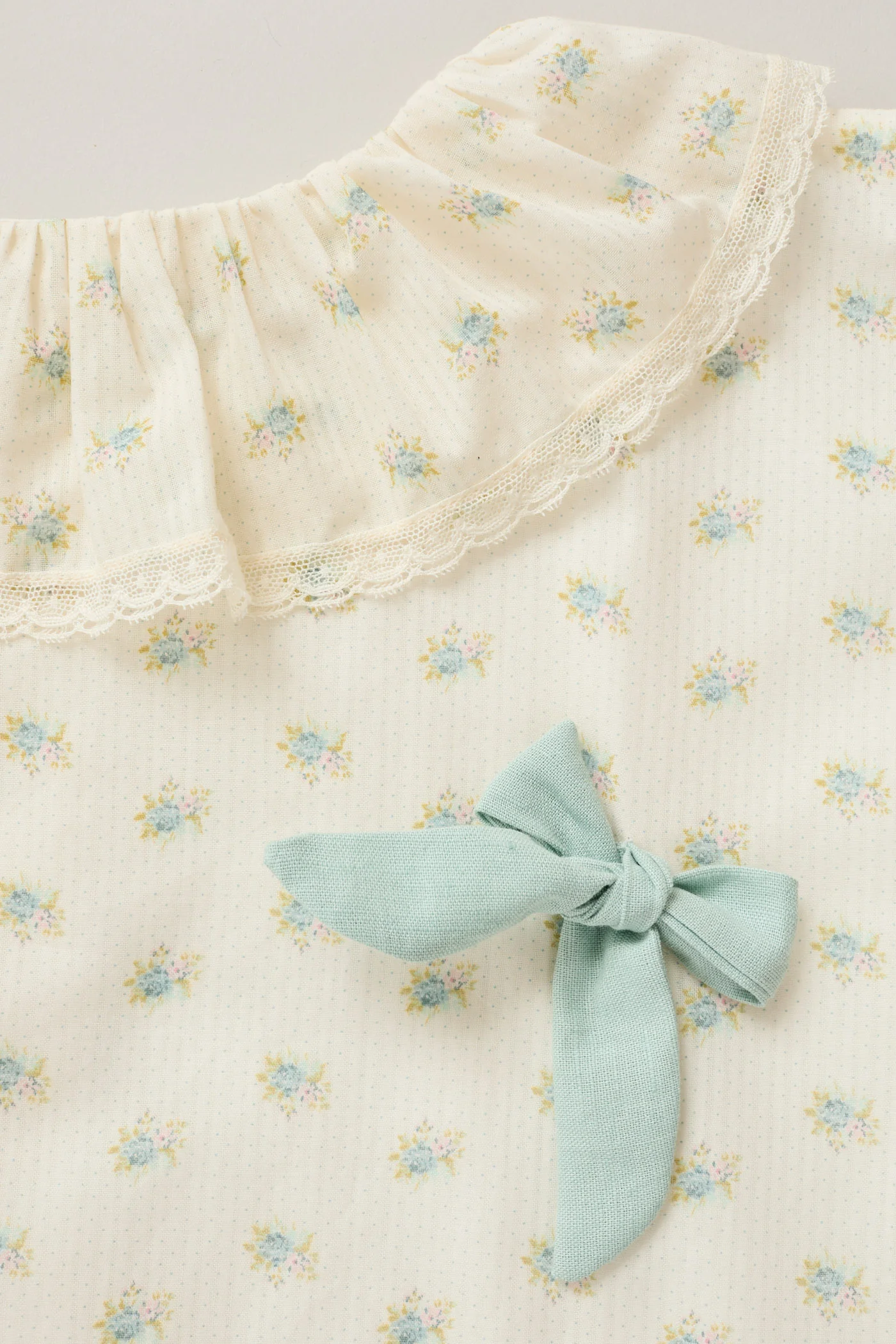 Pastry Dress  Blue Spring Flowers - Image 3