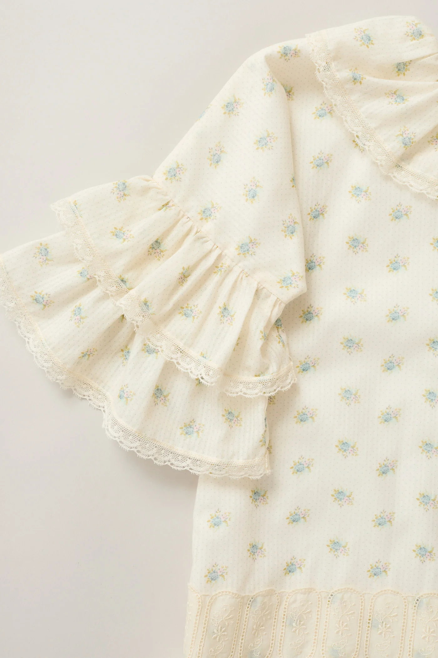 Pastry Dress  Blue Spring Flowers - Image 4