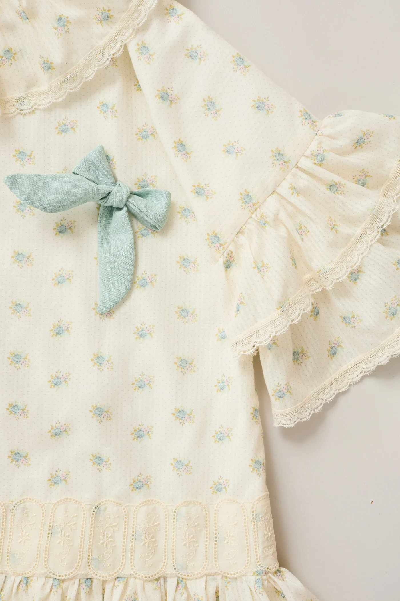 Pastry Dress  Blue Spring Flowers - Image 5