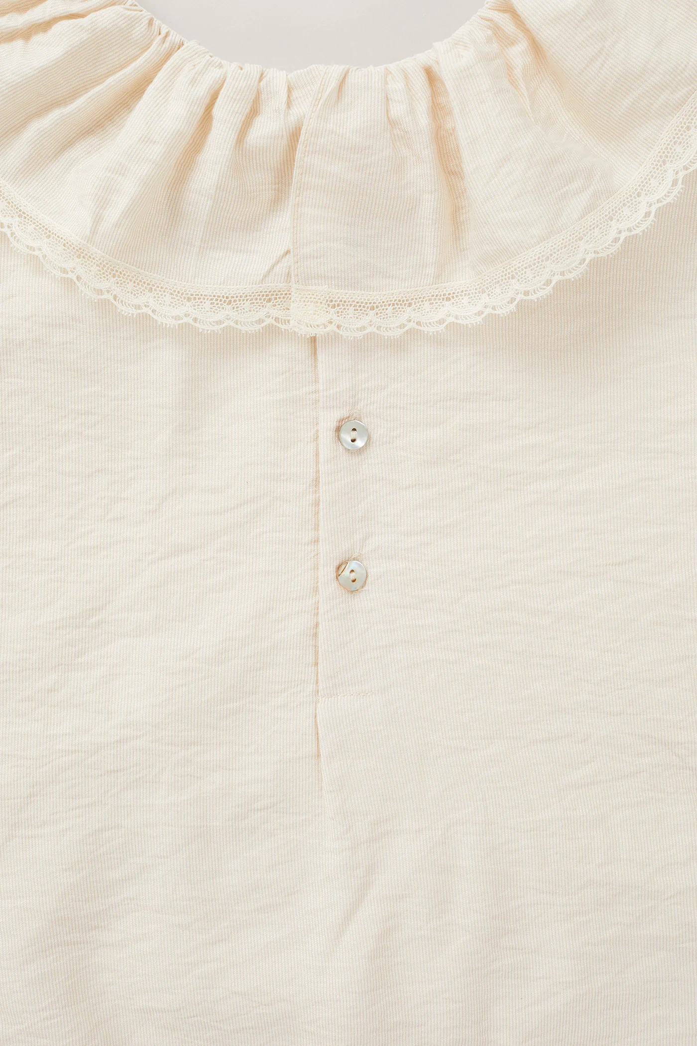 Pastry Dress in Beige Jacquard - Image 9