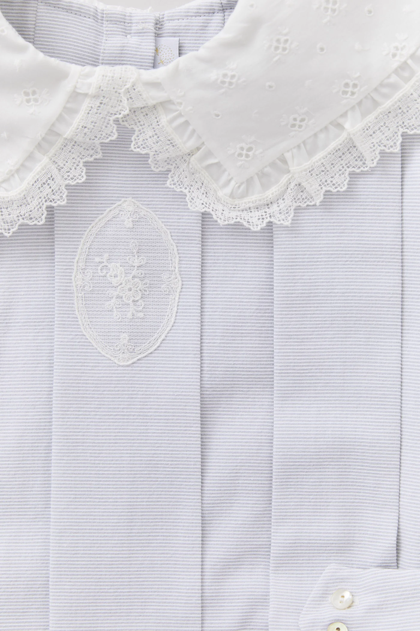 Piano Dress Light Grey Stripe - Image 4
