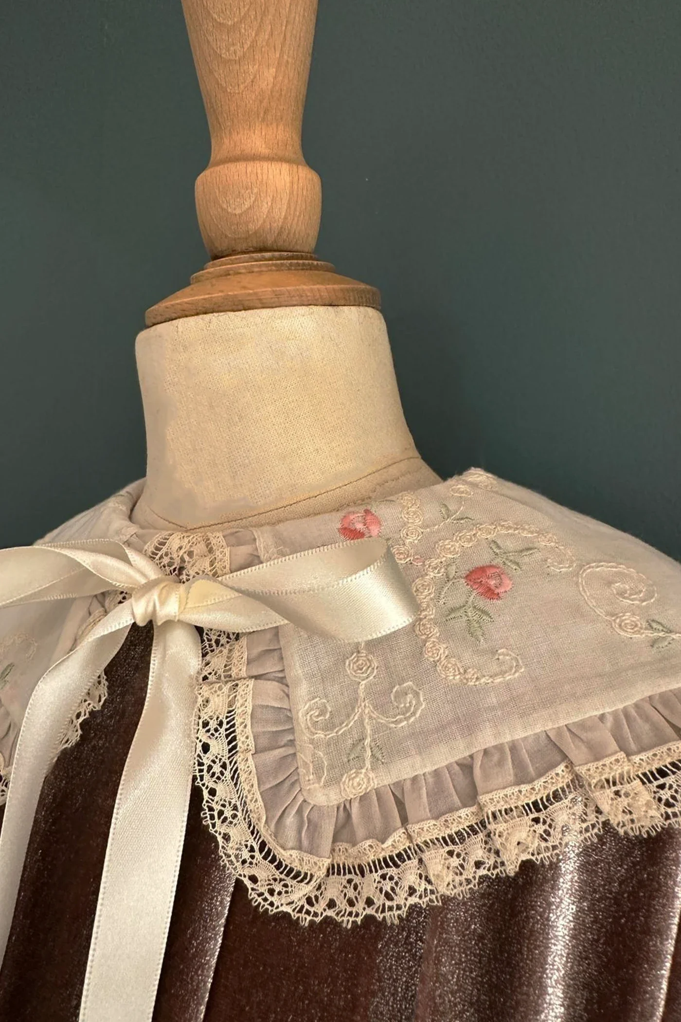 Piano Dress - Pink Velvet - Image 3