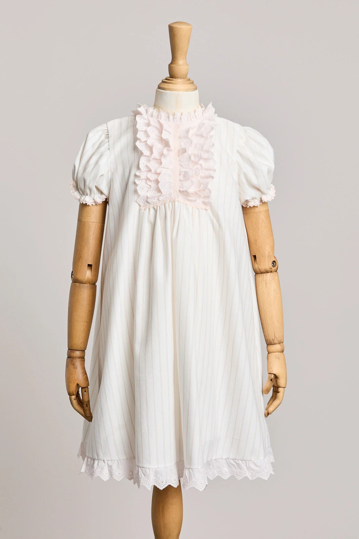 Pleated Dress Pink Marshmallow - Image 3