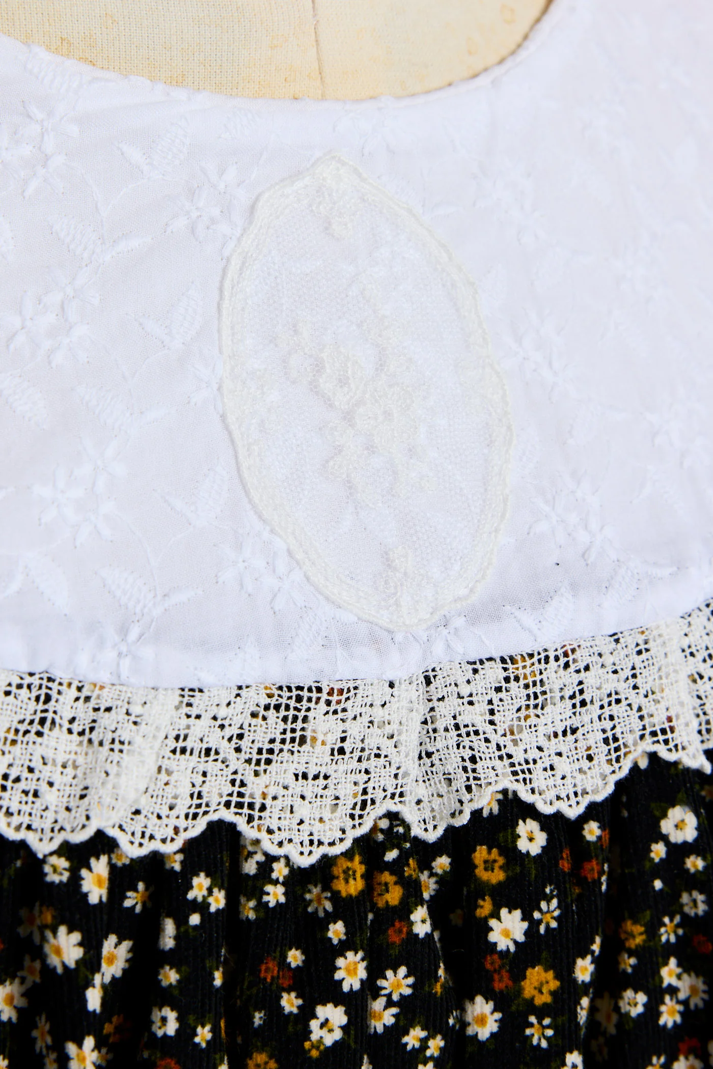 Plum Dress in Winter Blossom BabyCord - Image 10