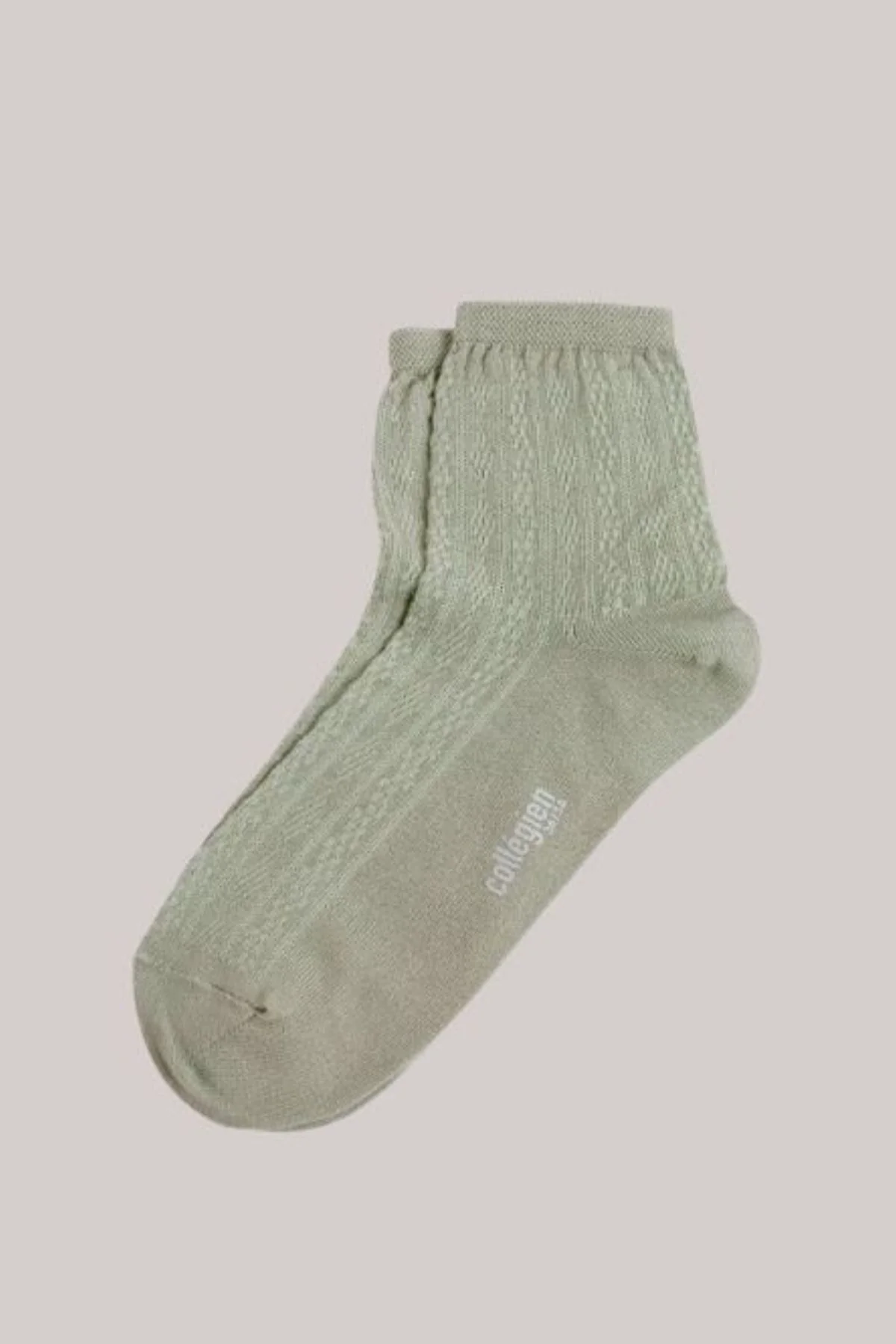 Collégien X Strawberries & Cream - Antoinette Lightweight Socks - Aigue Marine - Image 2