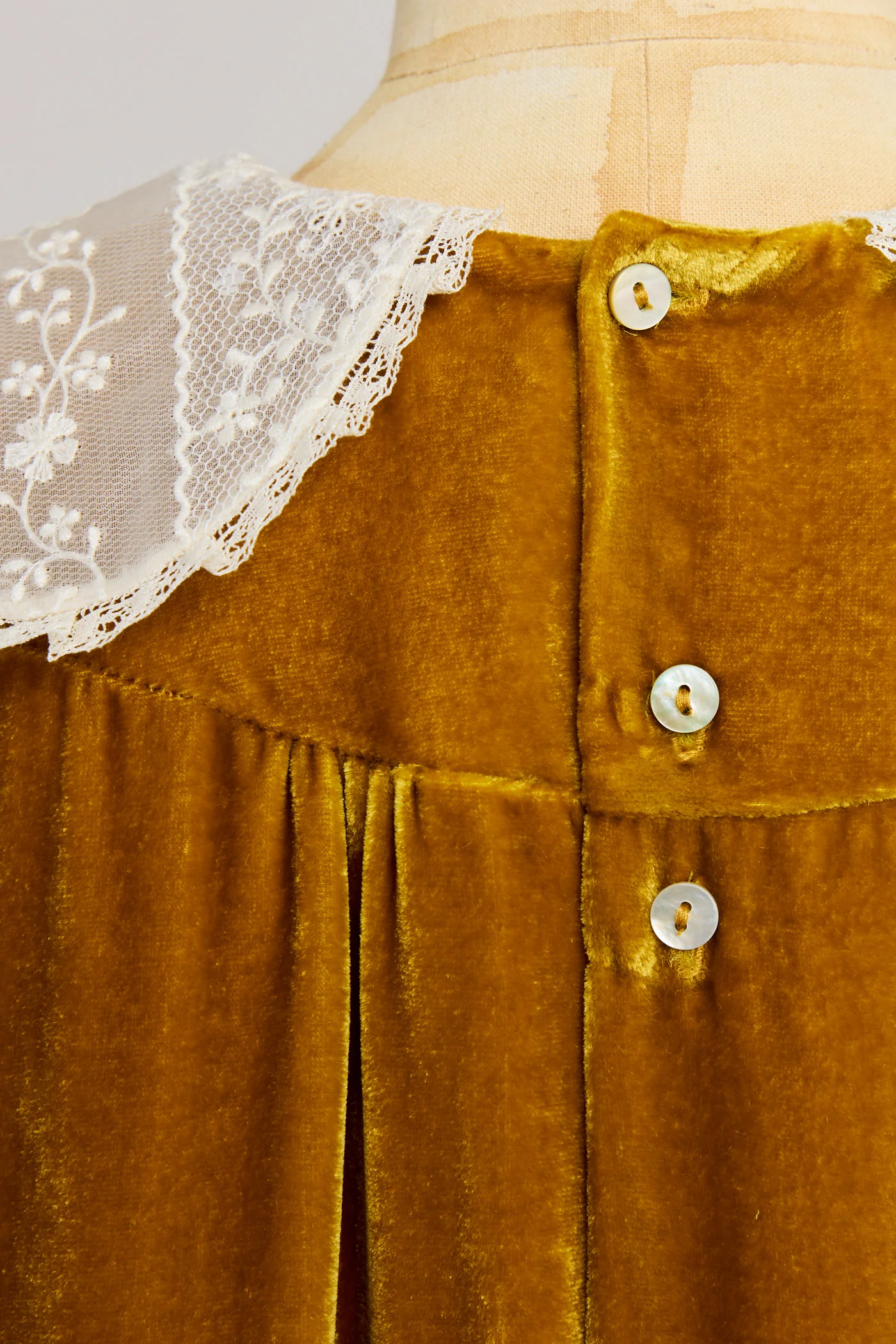 Popcorn Dress - Ochre Velvet - Image 7