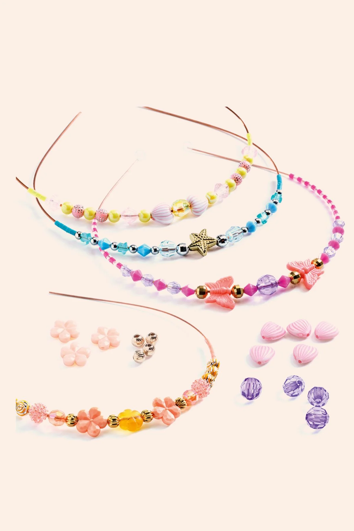 Djeco - Headbands and Threading Tray - Precious - Image 2