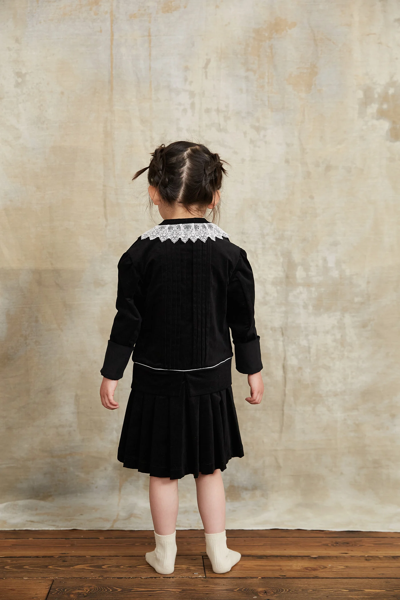 Pretzel in Black Baby Corduroy - Image 2